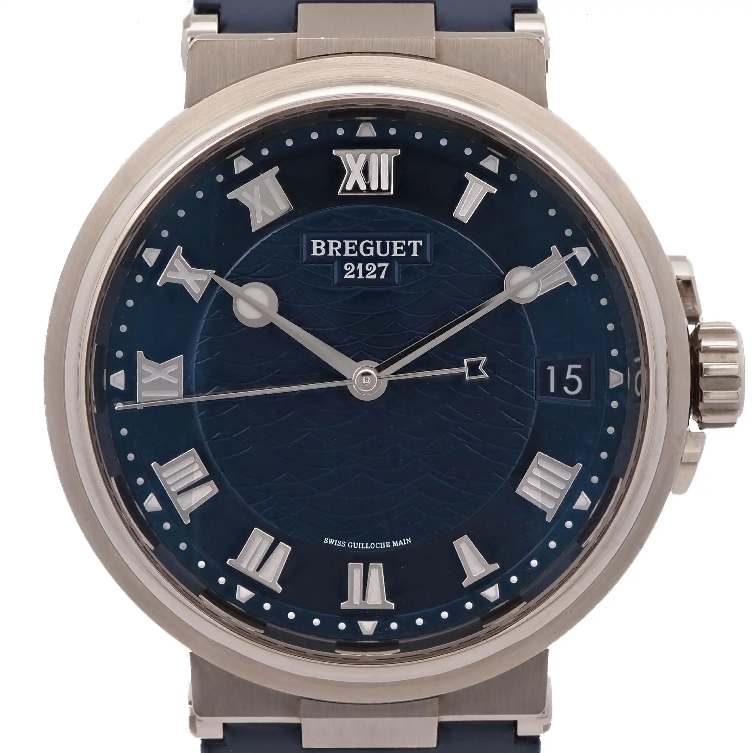 Herrenuhr Breguet Marine Fullset mit extra Lederarmband 40mm