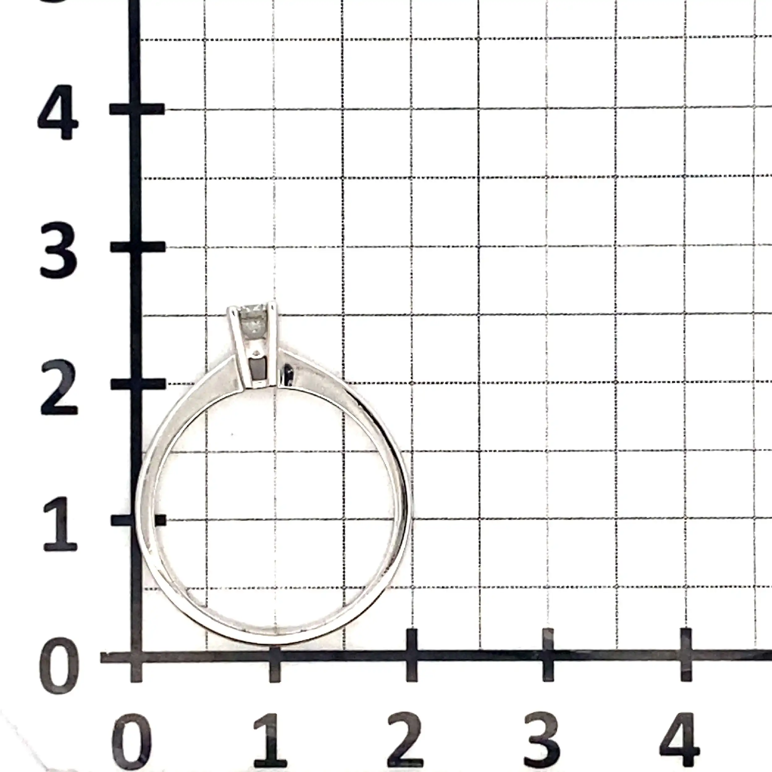 Ring Weißgold mit Brillant Solitär