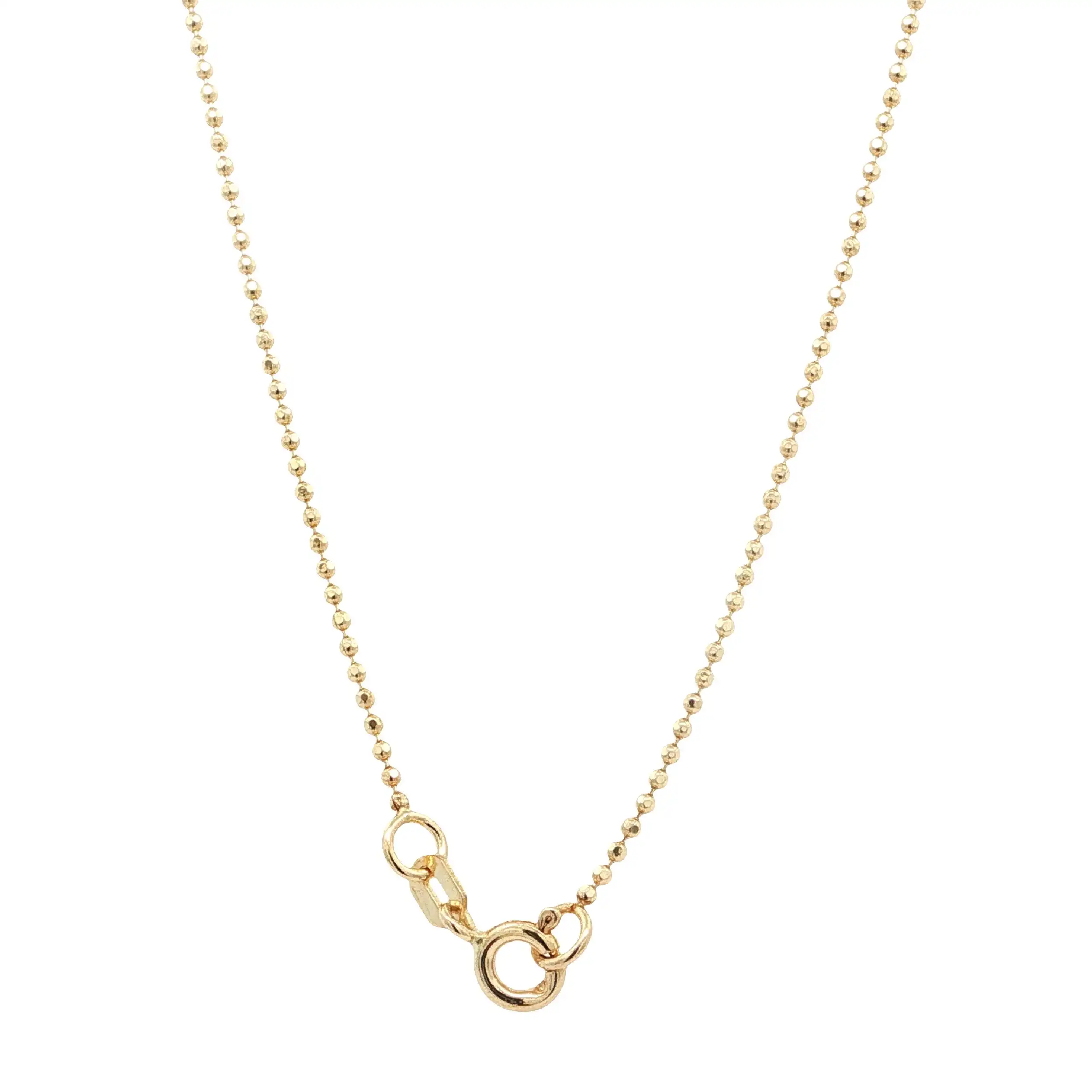 Kügelchenkette Gelbgold diamantiert Kügelchenkette Gelbgold diamantiert