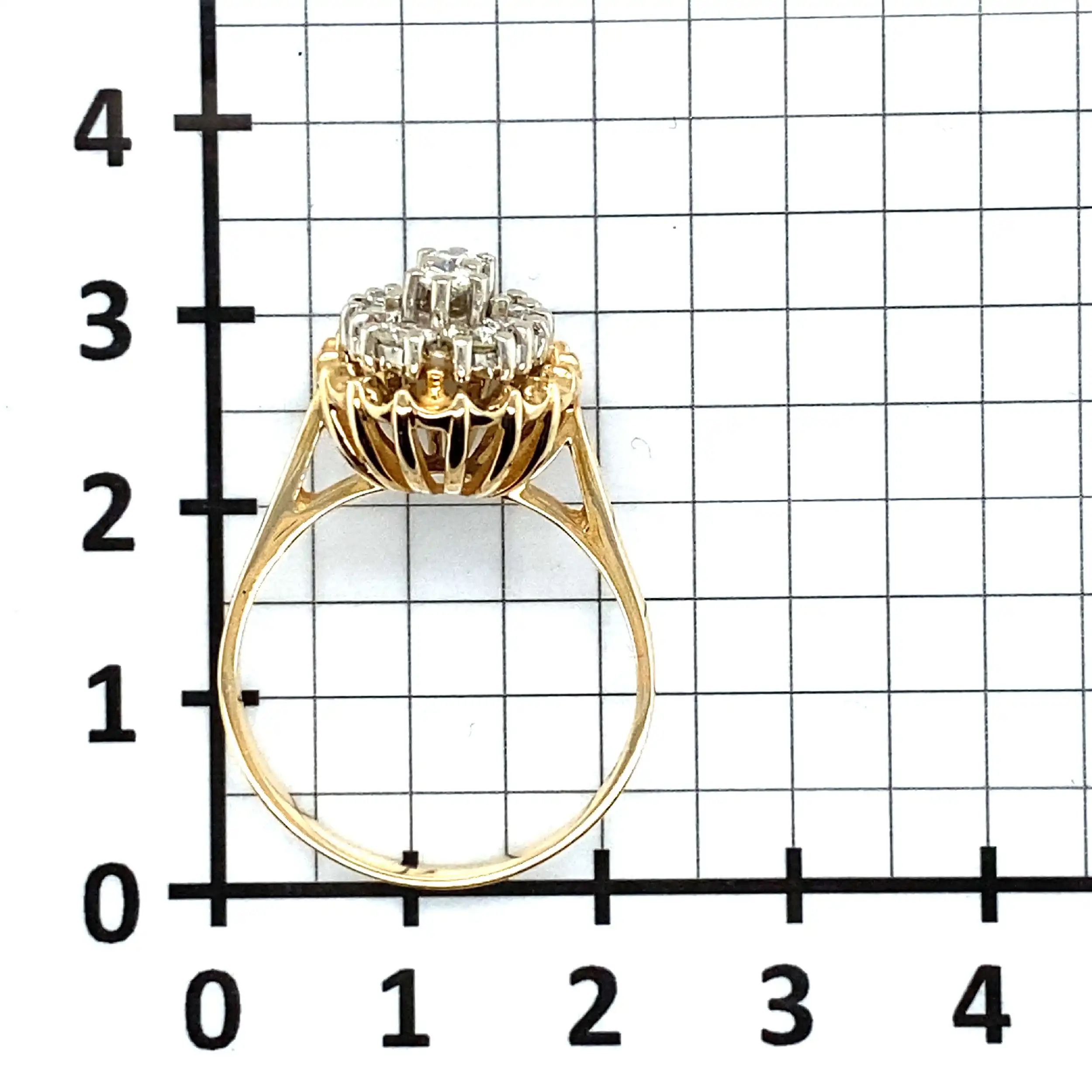 Ring Gelbgold mit Brillanten