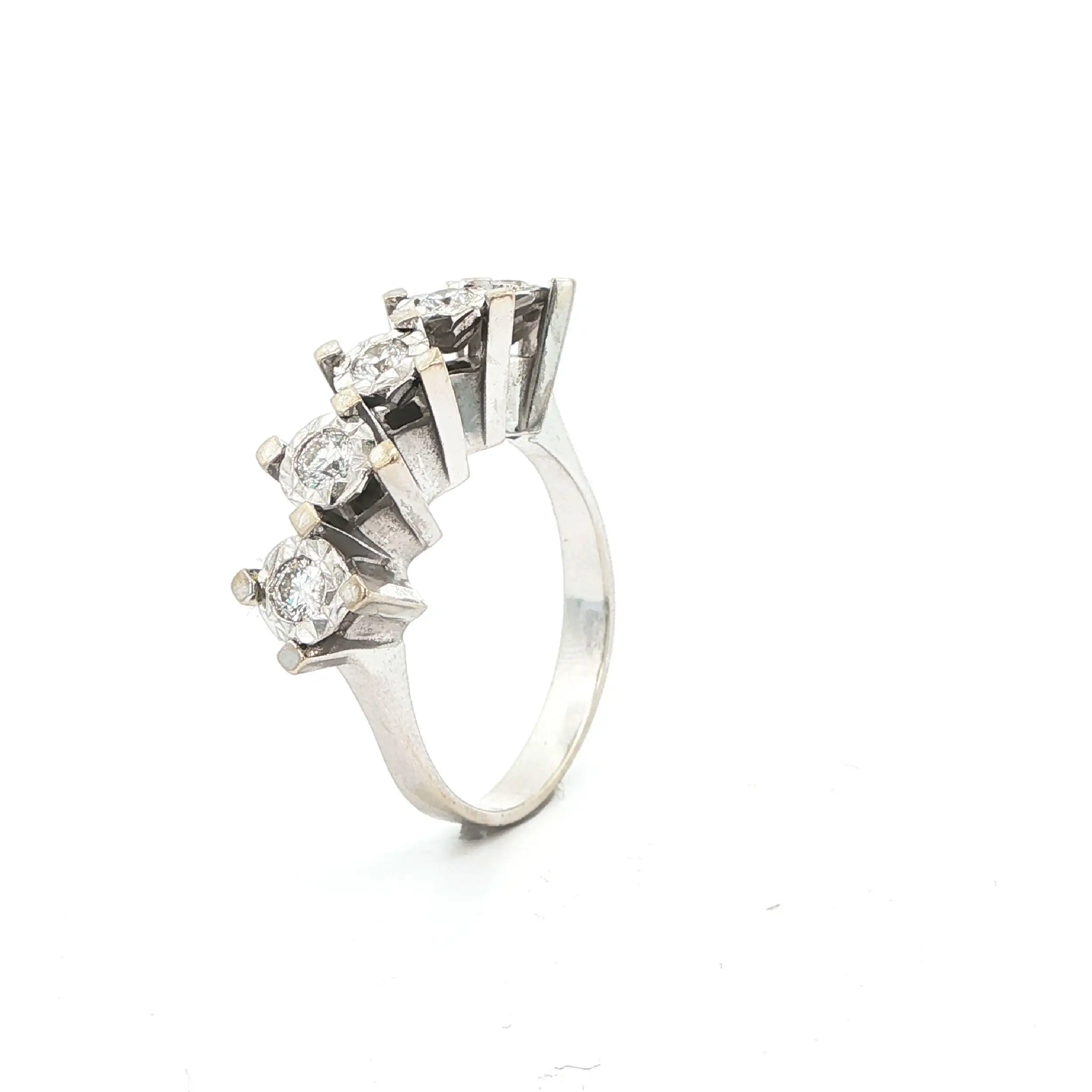 Ring Weißgold mit Brillanten Ring Weißgold mit Brillanten