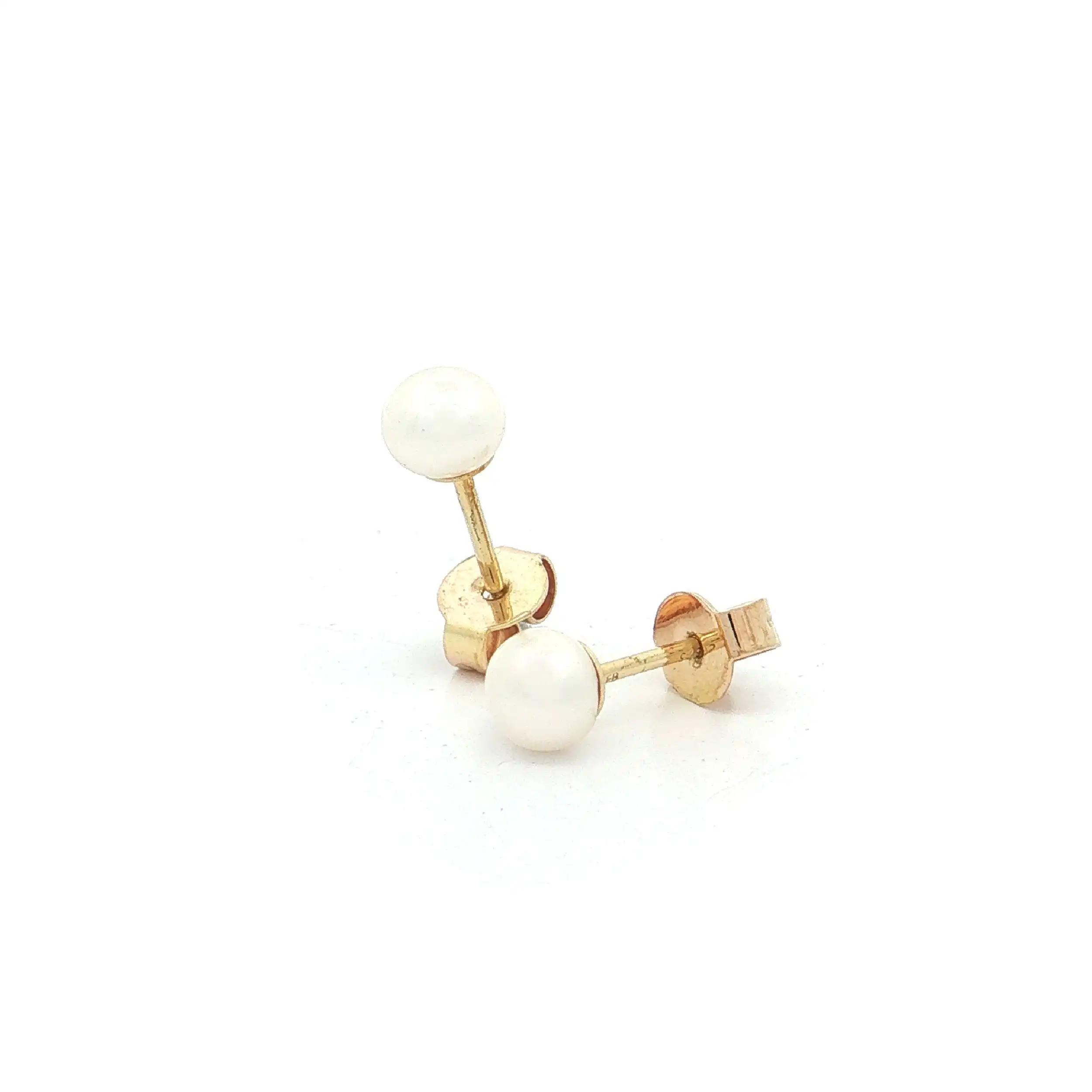 Ohrstecker Gelbgold mit Perle Ohrstecker Gelbgold mit Perle