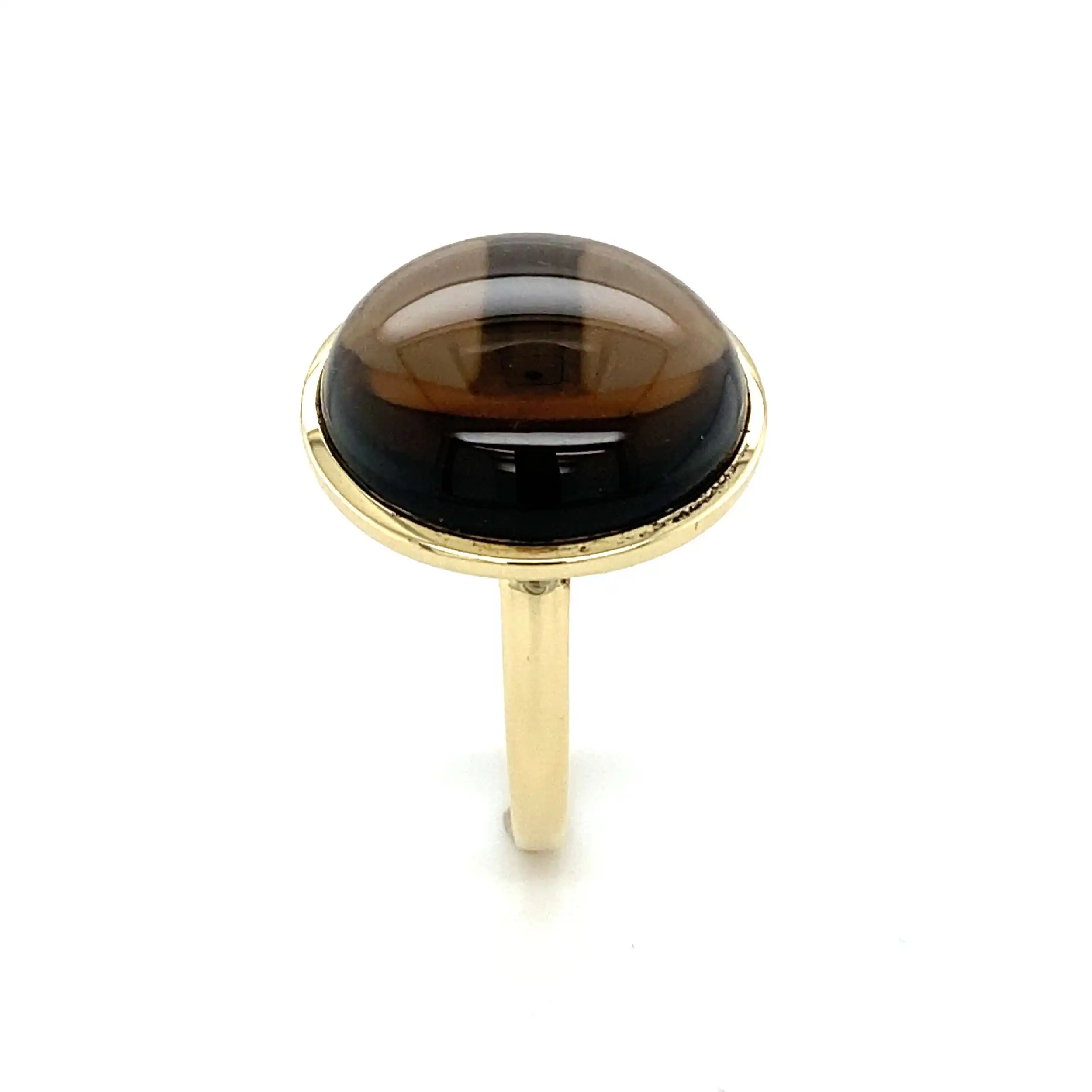 Ring Gelbgold mit Quarz Ring Gelbgold mit Quarz