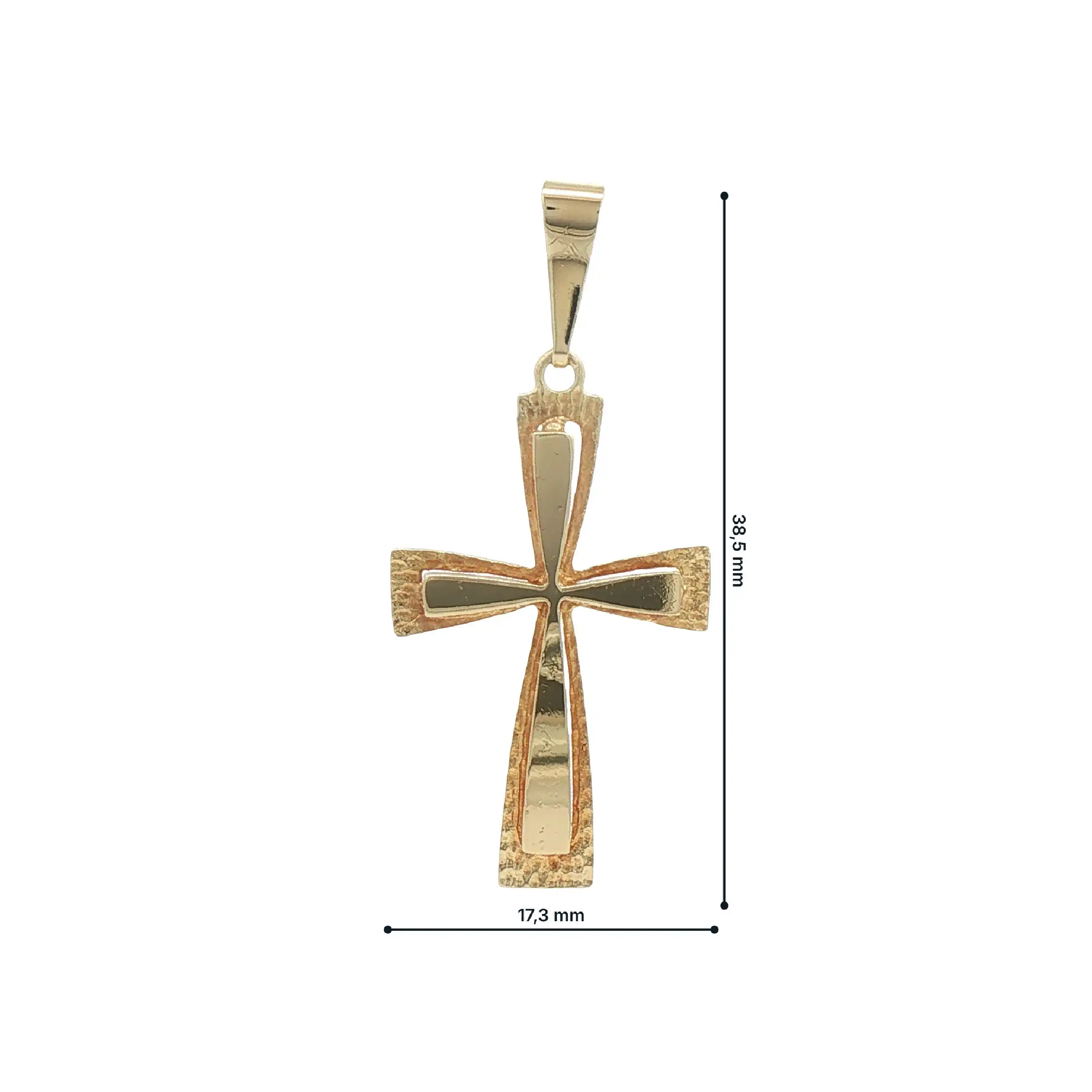 Anhänger Gelbgold Kreuz Anhänger Gelbgold Kreuz