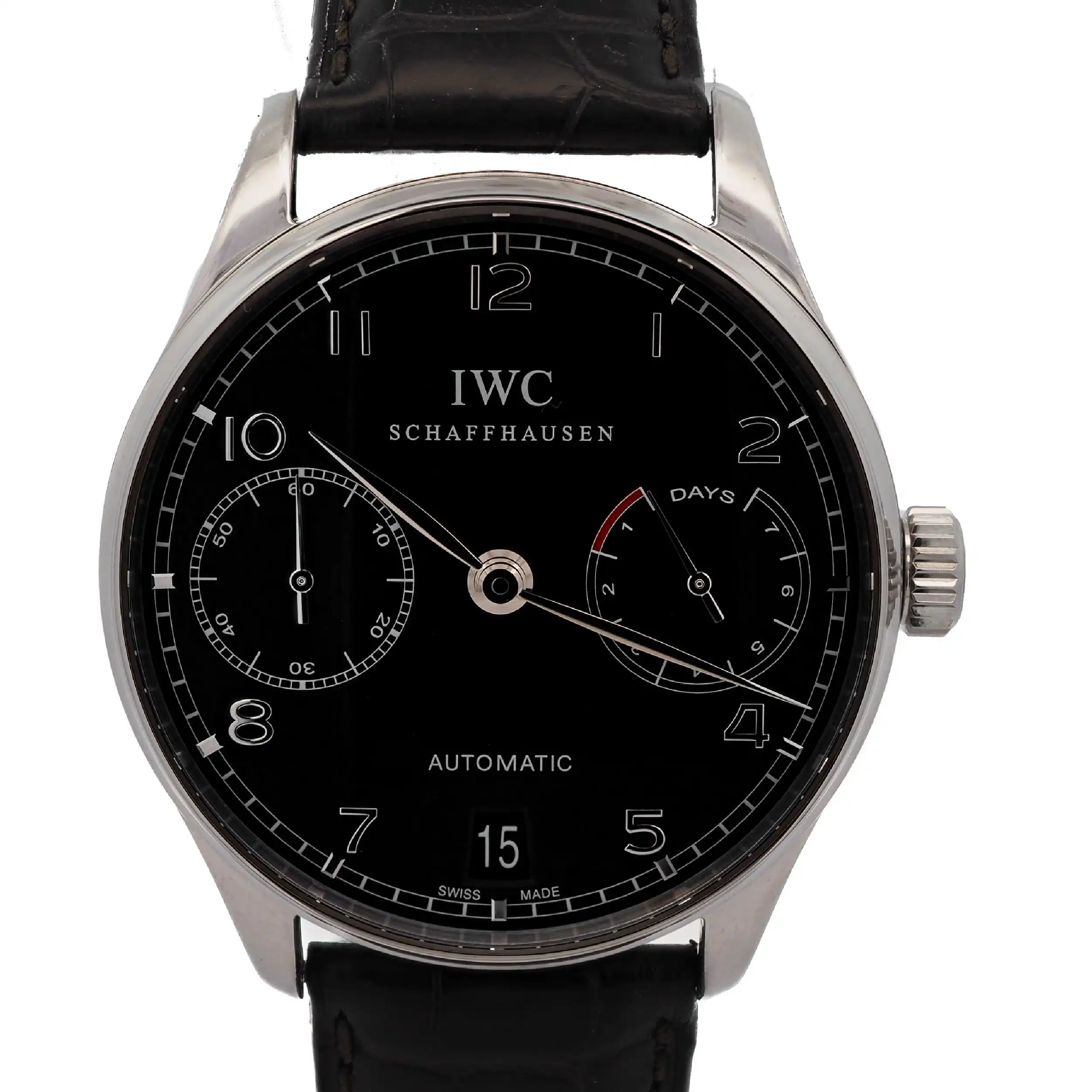Herrenuhr IWC Portugieser 7 Tage Werk Referenz IW500109 - Revision 07/2025