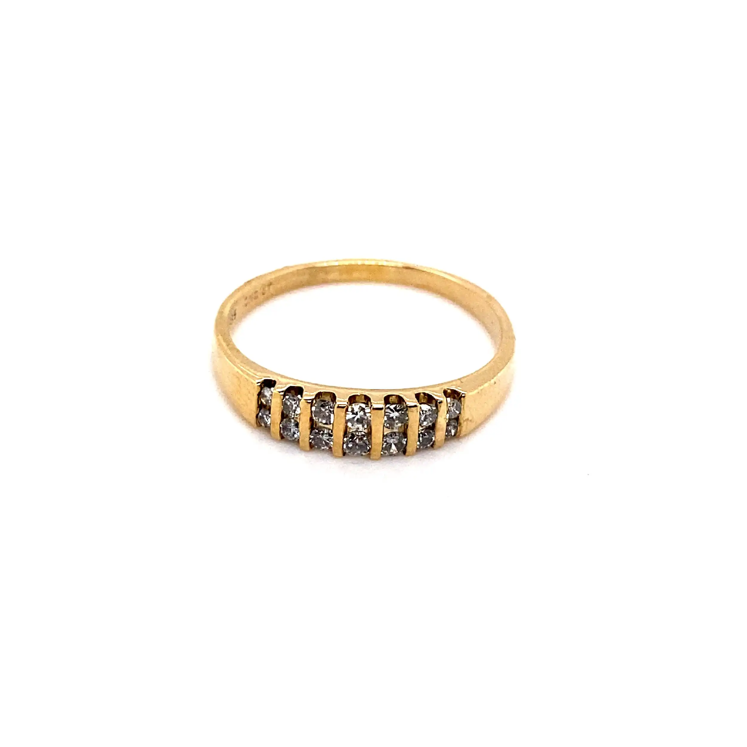 Ring Gelbgold mit Brillanten