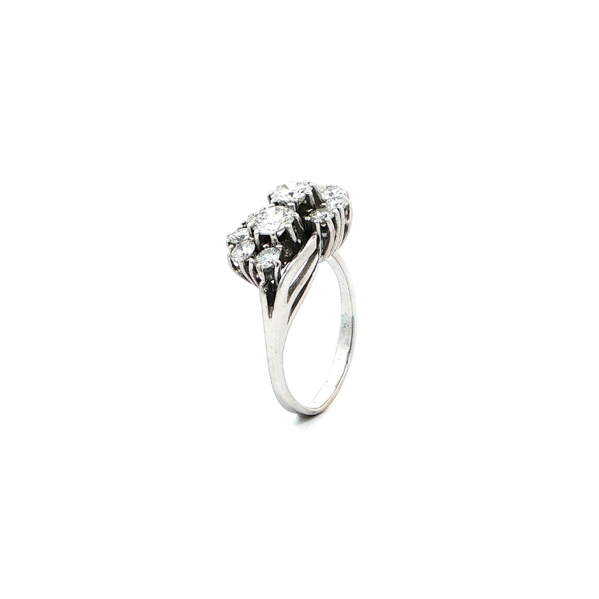 Ring Weißgold mit Brillanten Ring Weißgold mit Brillanten