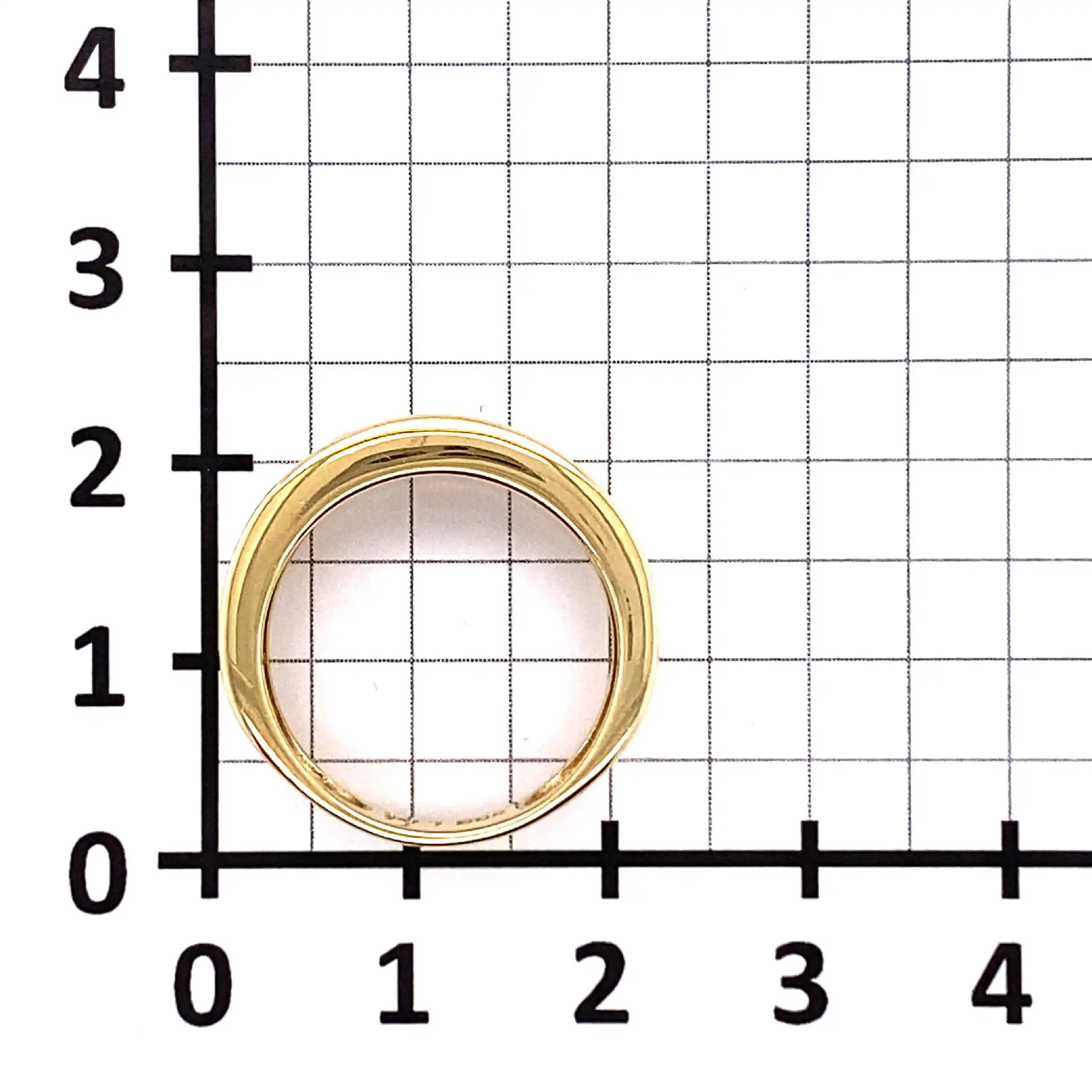 Ring Gelbgold mit Brillanten, graviert mit 1.00ct.