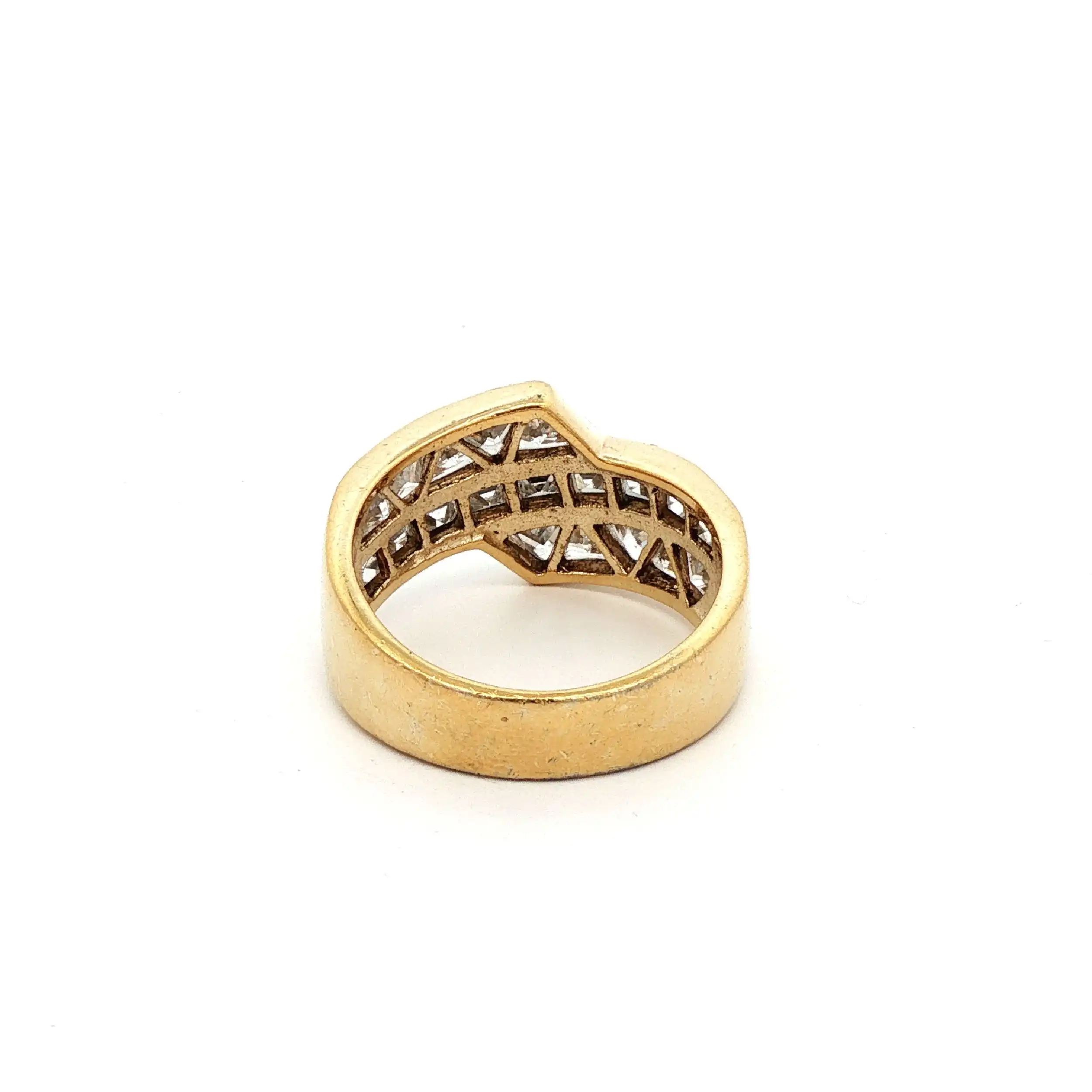 Ring Silber vergoldet mit Zirkonia