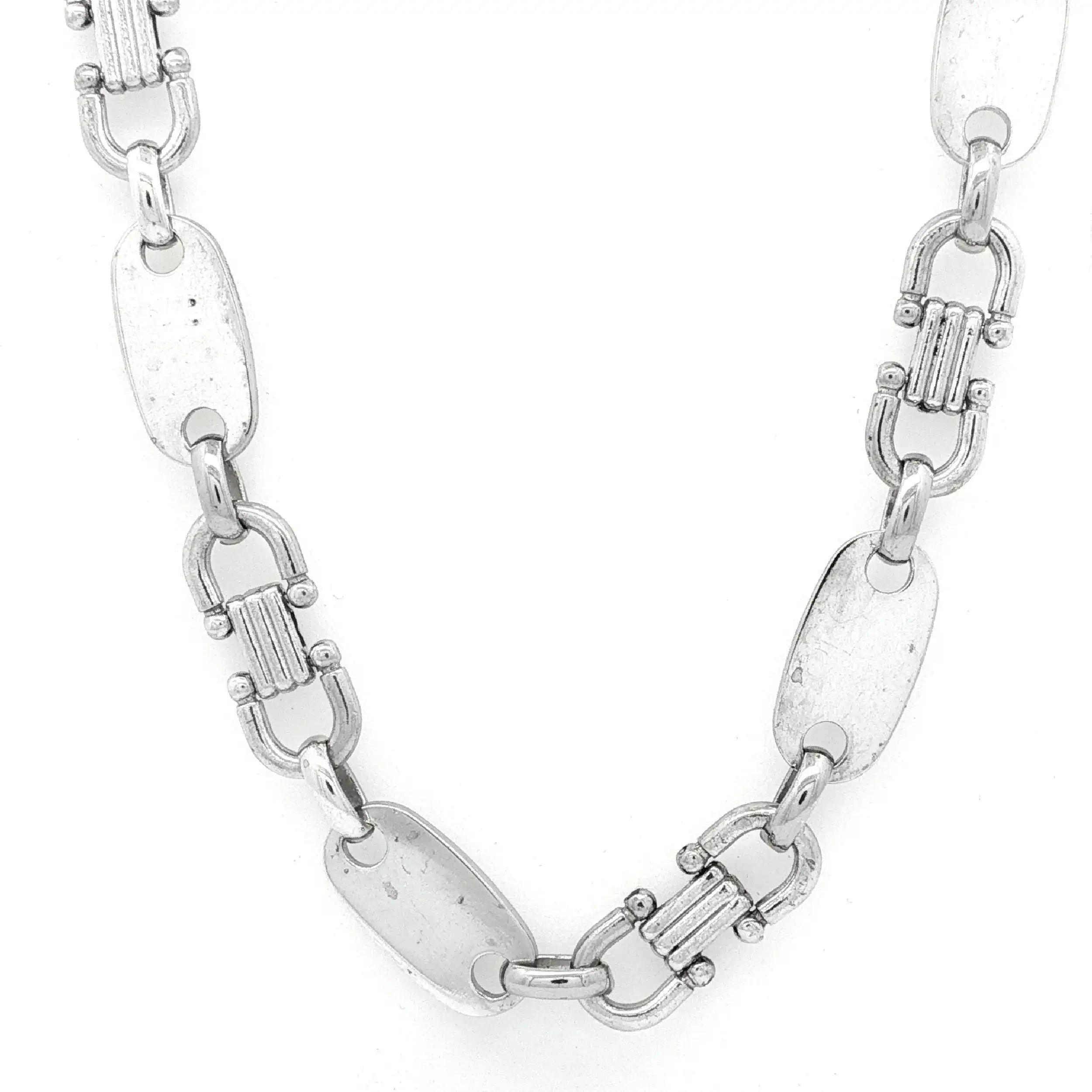 Plattenkette Silber Plattenkette Silber