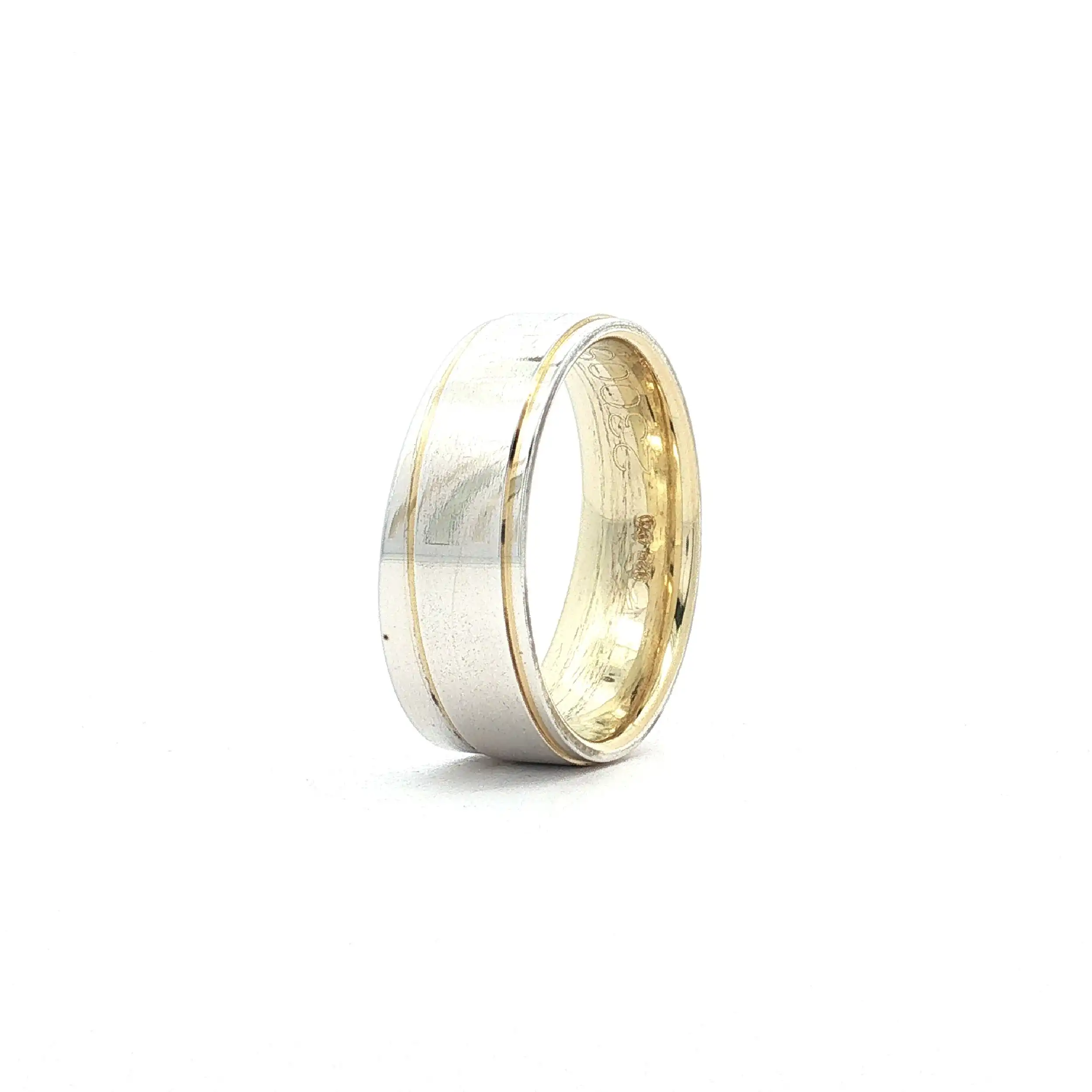 Ring Silber teilvergoldet