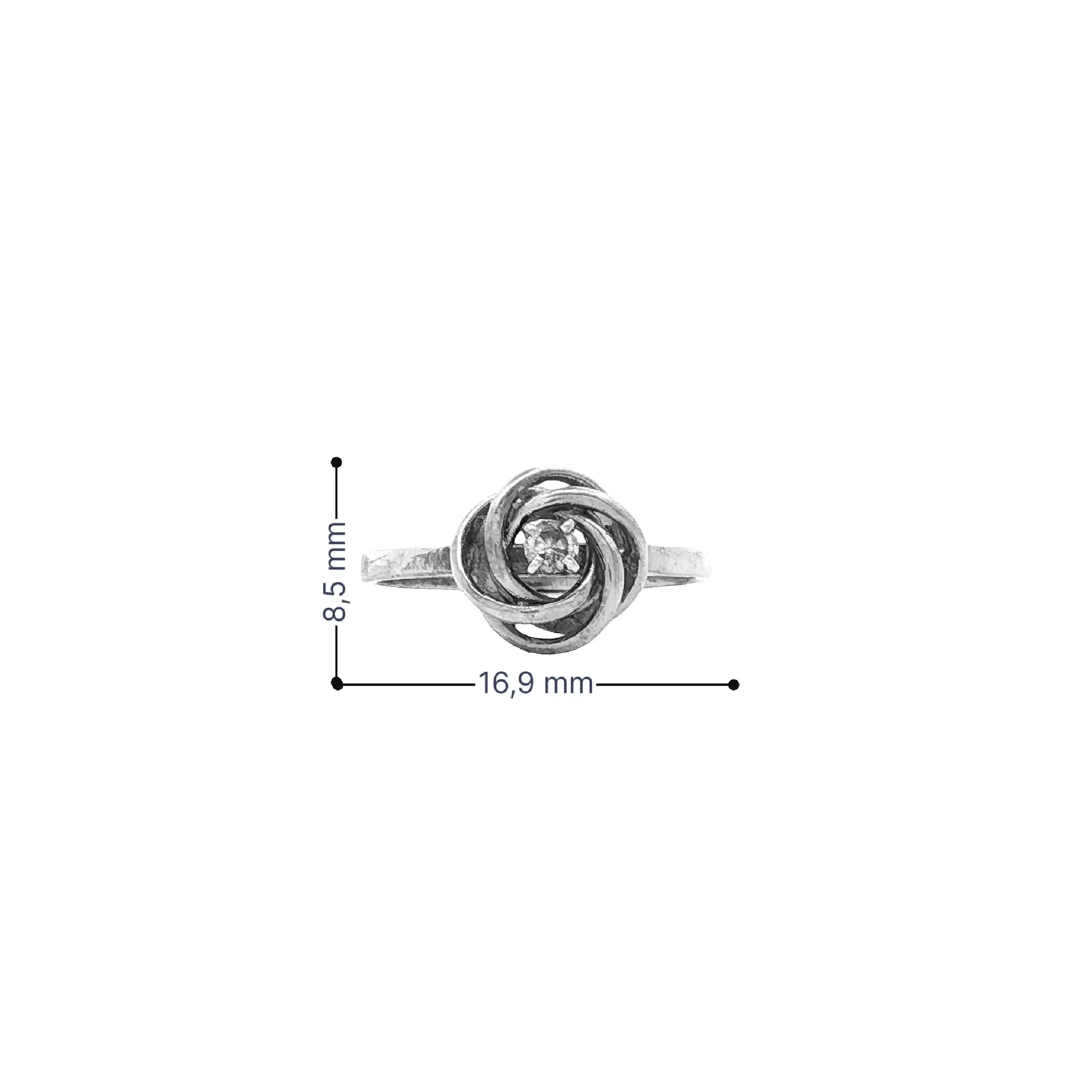 Ring Weißgold mit Solitär Brillant