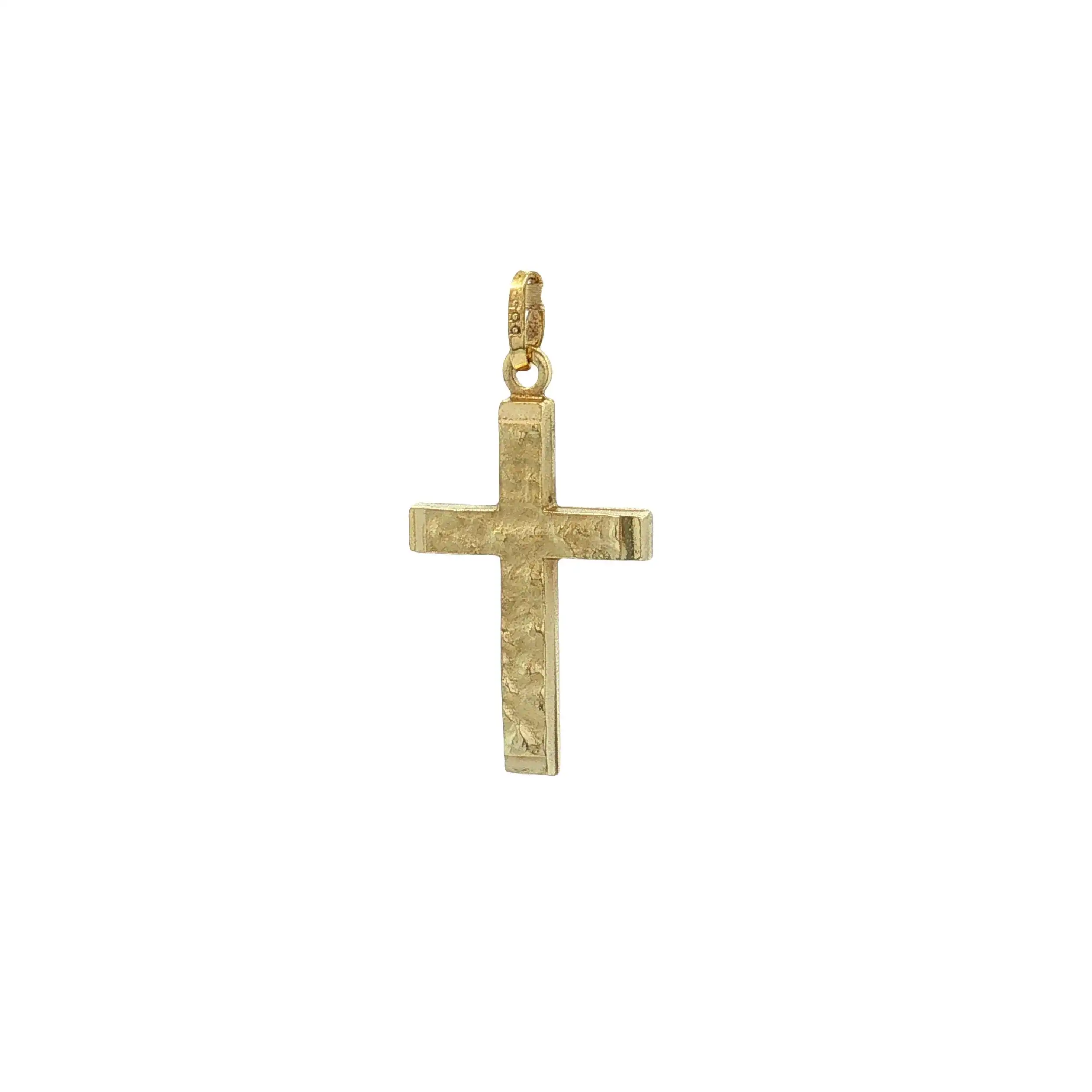 Anhänger Gelbgold Kreuz