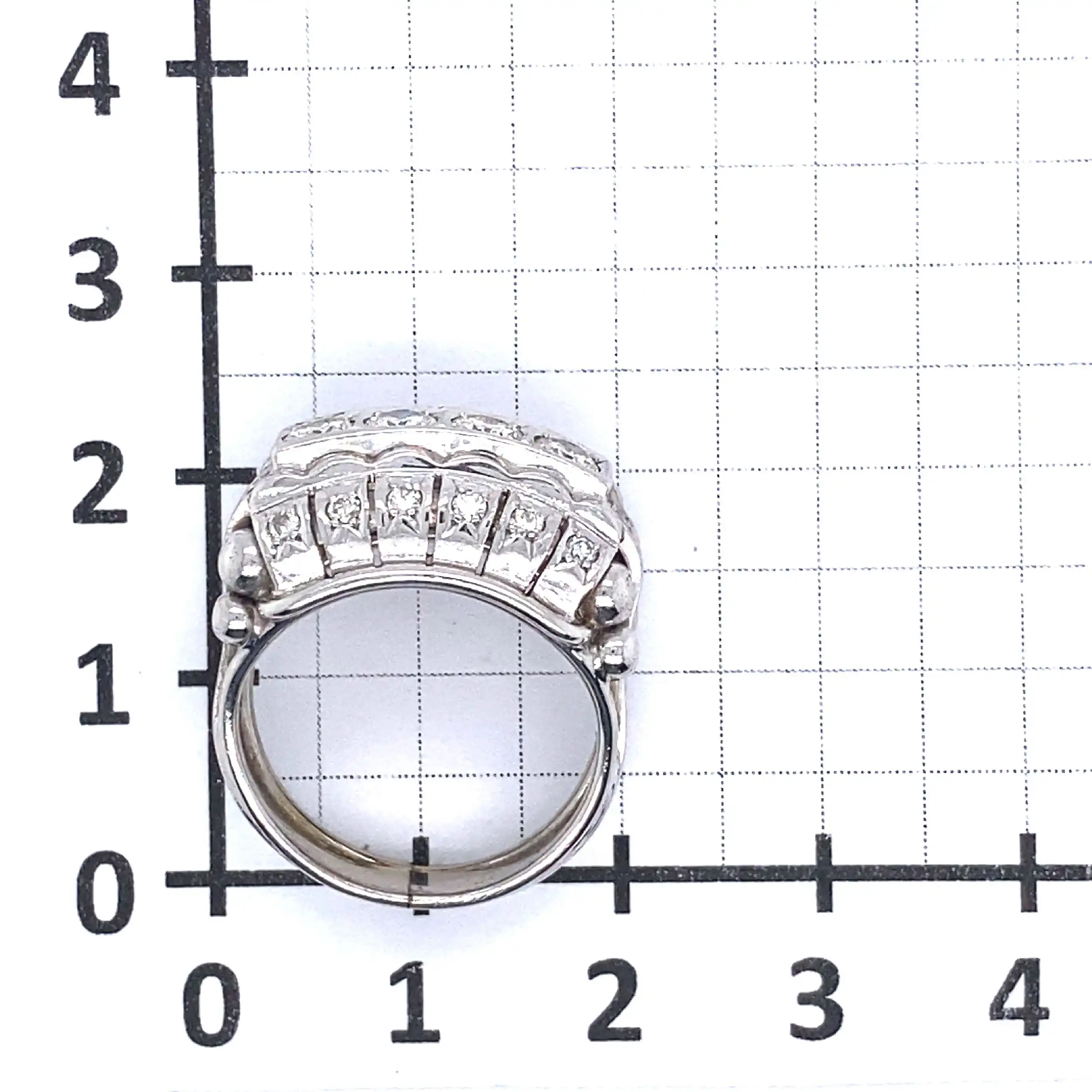Ring Weißgold mit 20 Brillanten Ring Weißgold mit 20 Brillanten