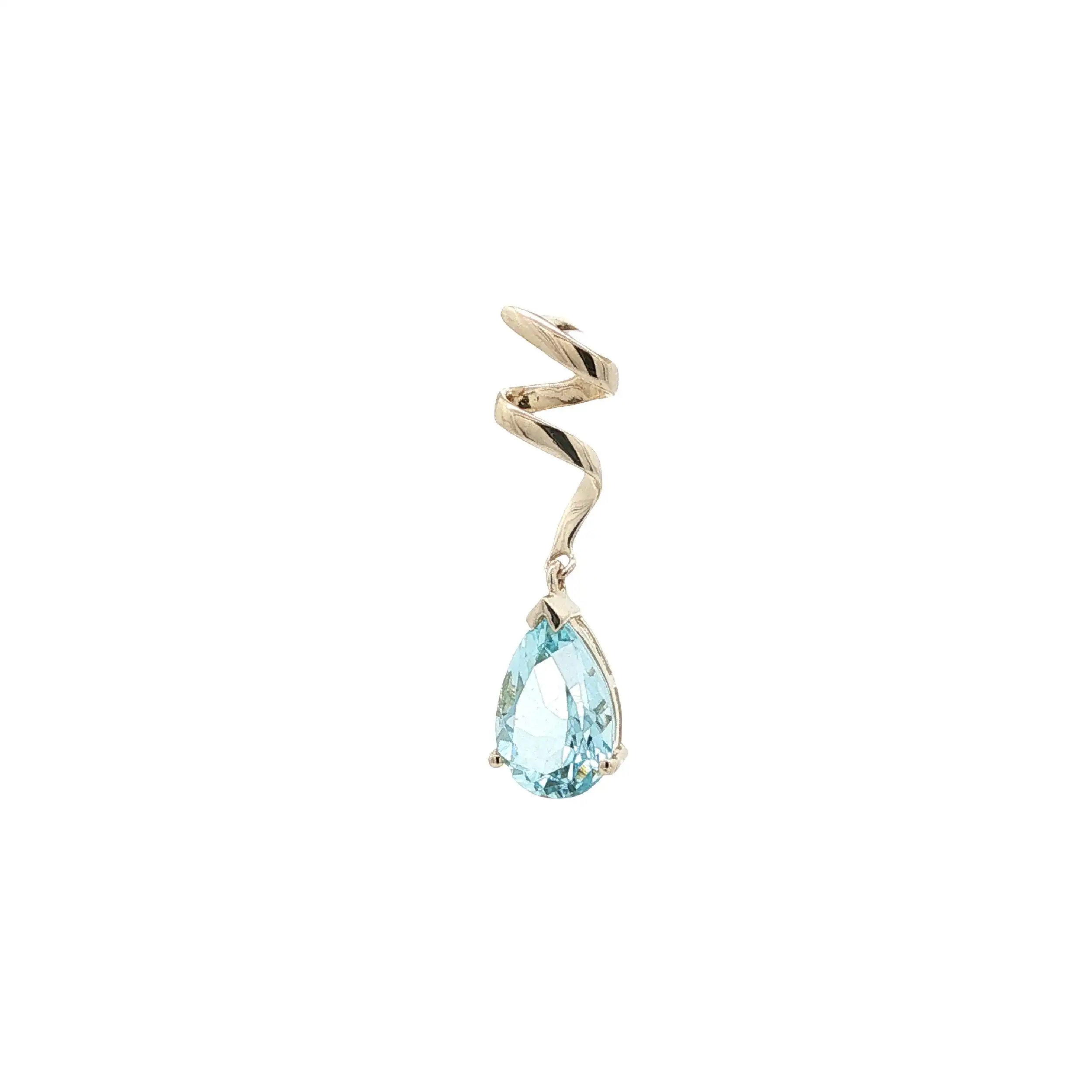 Anhänger Gelbgold mit Aquamarin Anhänger Gelbgold mit Aquamarin