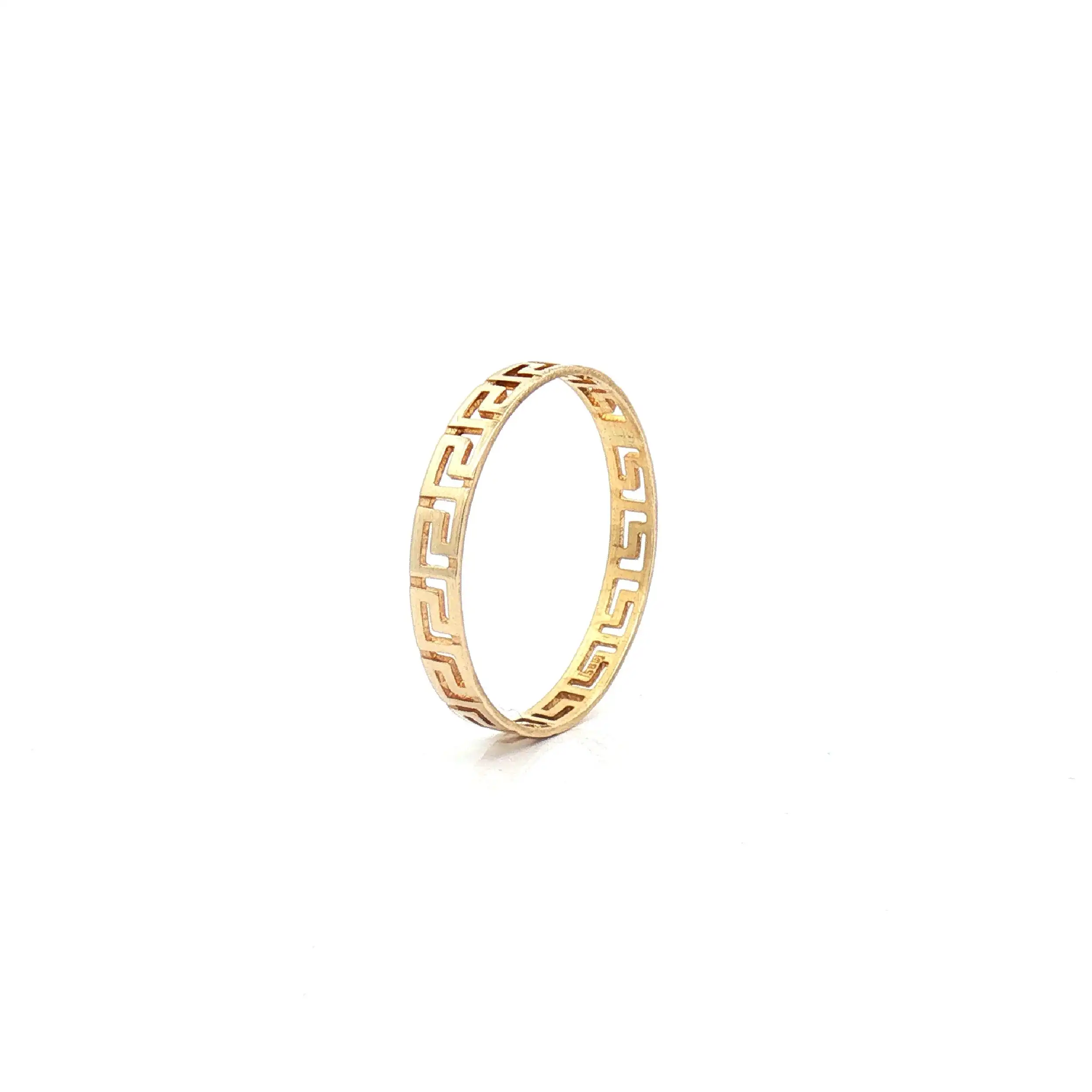 Ring Gelbgold mit Schlüssel-Muster Ring Gelbgold mit Schlüssel-Muster