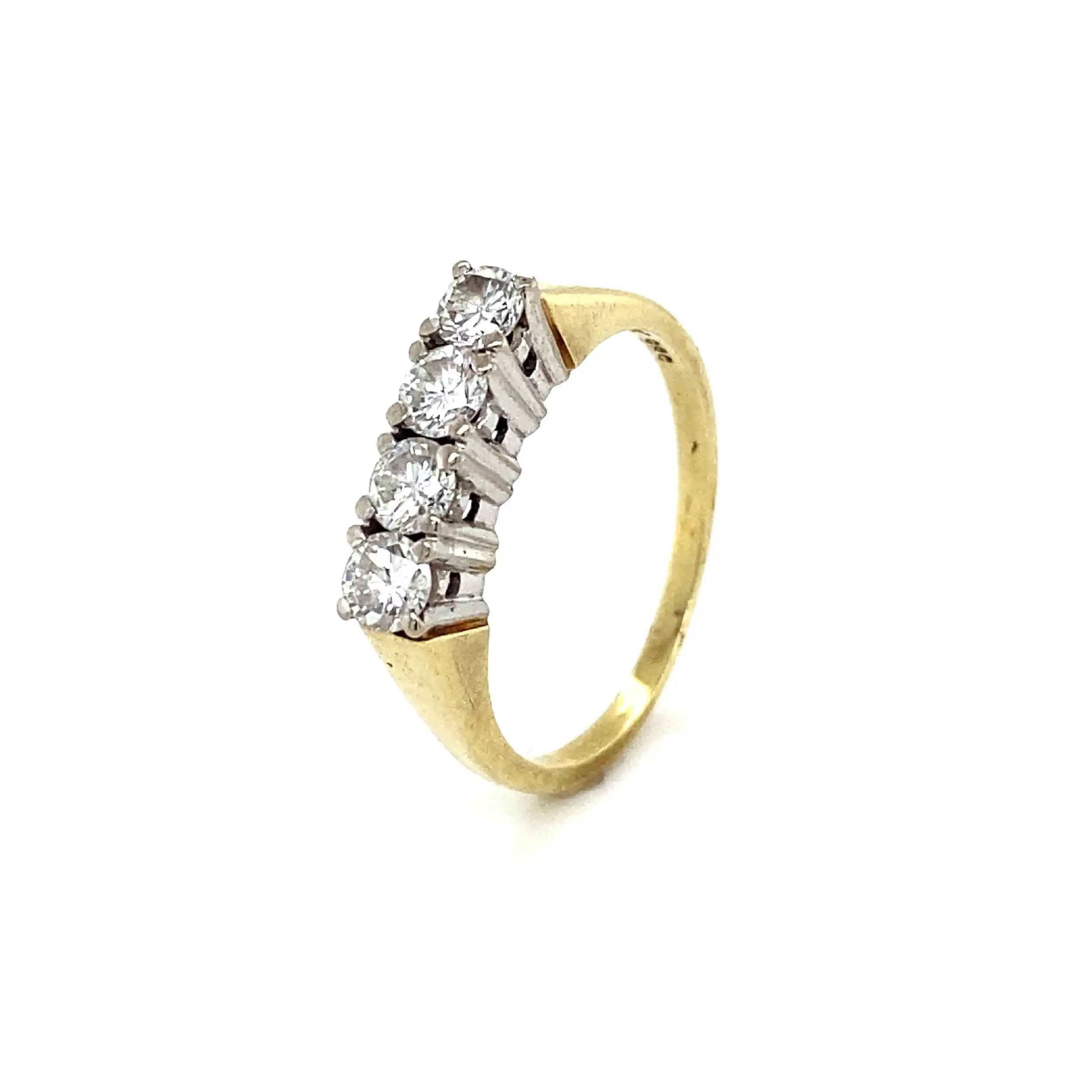 Ring Bicolor mit Brillanten Ring Bicolor mit Brillanten