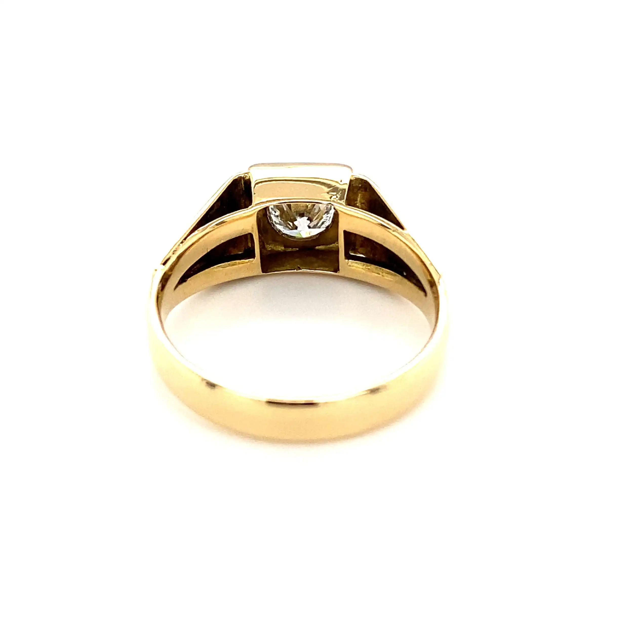Ring Gelbgold mit Brillant Ring Gelbgold mit Brillant