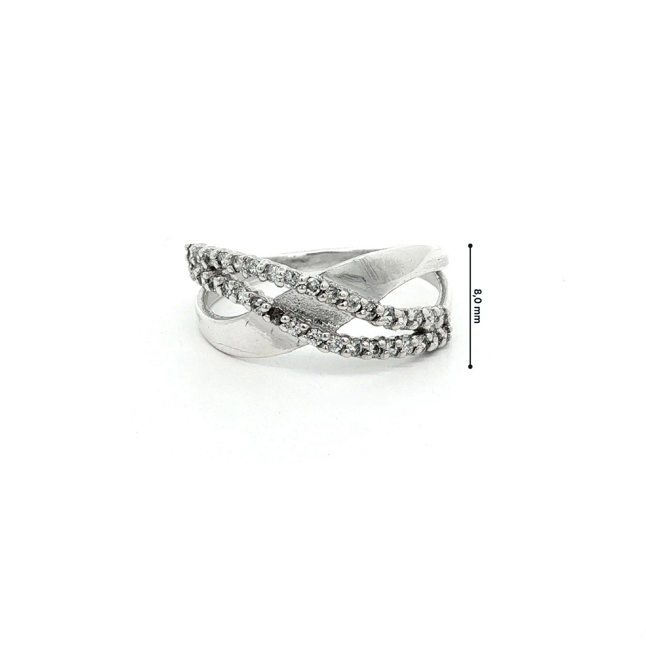 Ring Silber mit Zirkonia