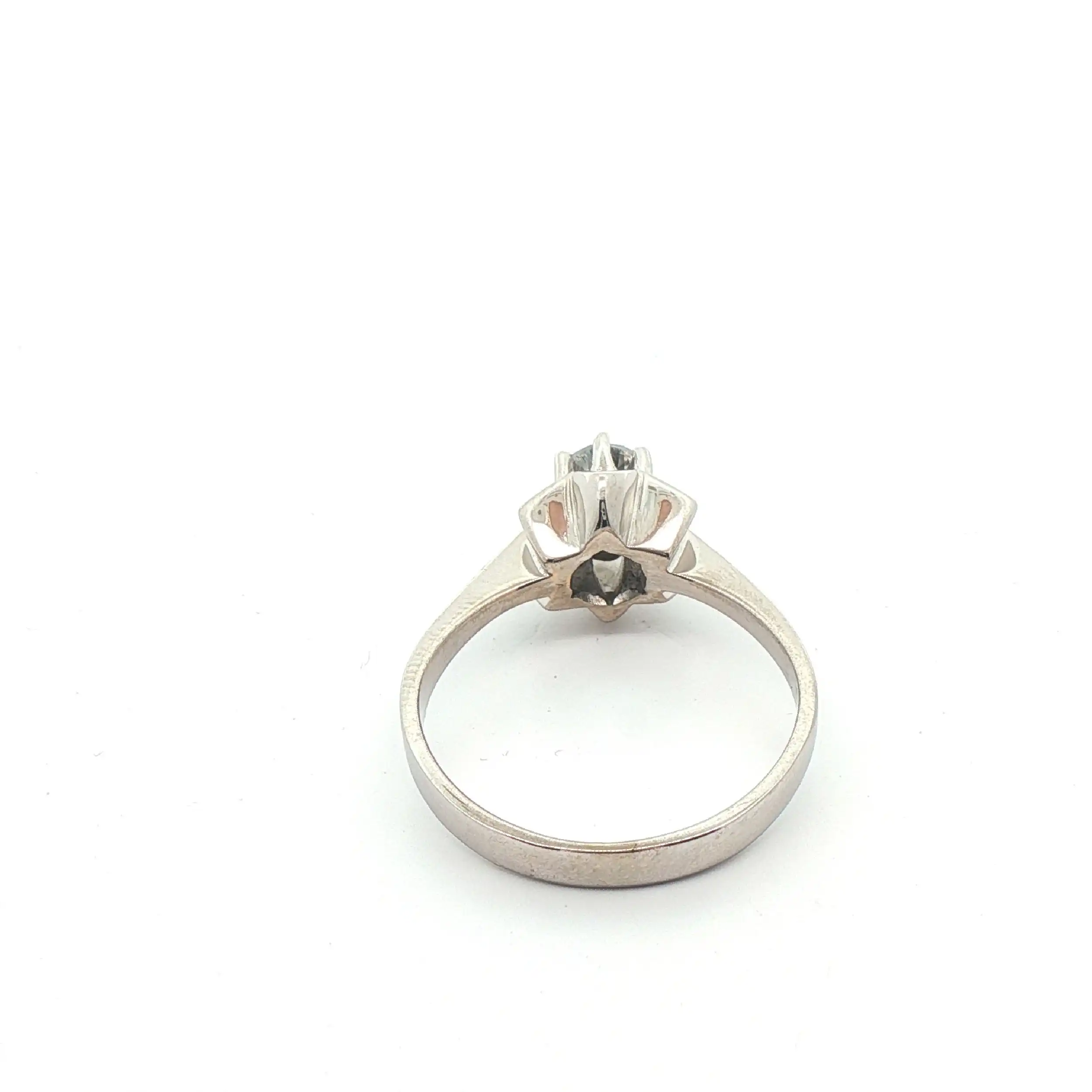 Ring Weißgold mit Brillant Ring Weißgold mit Brillant
