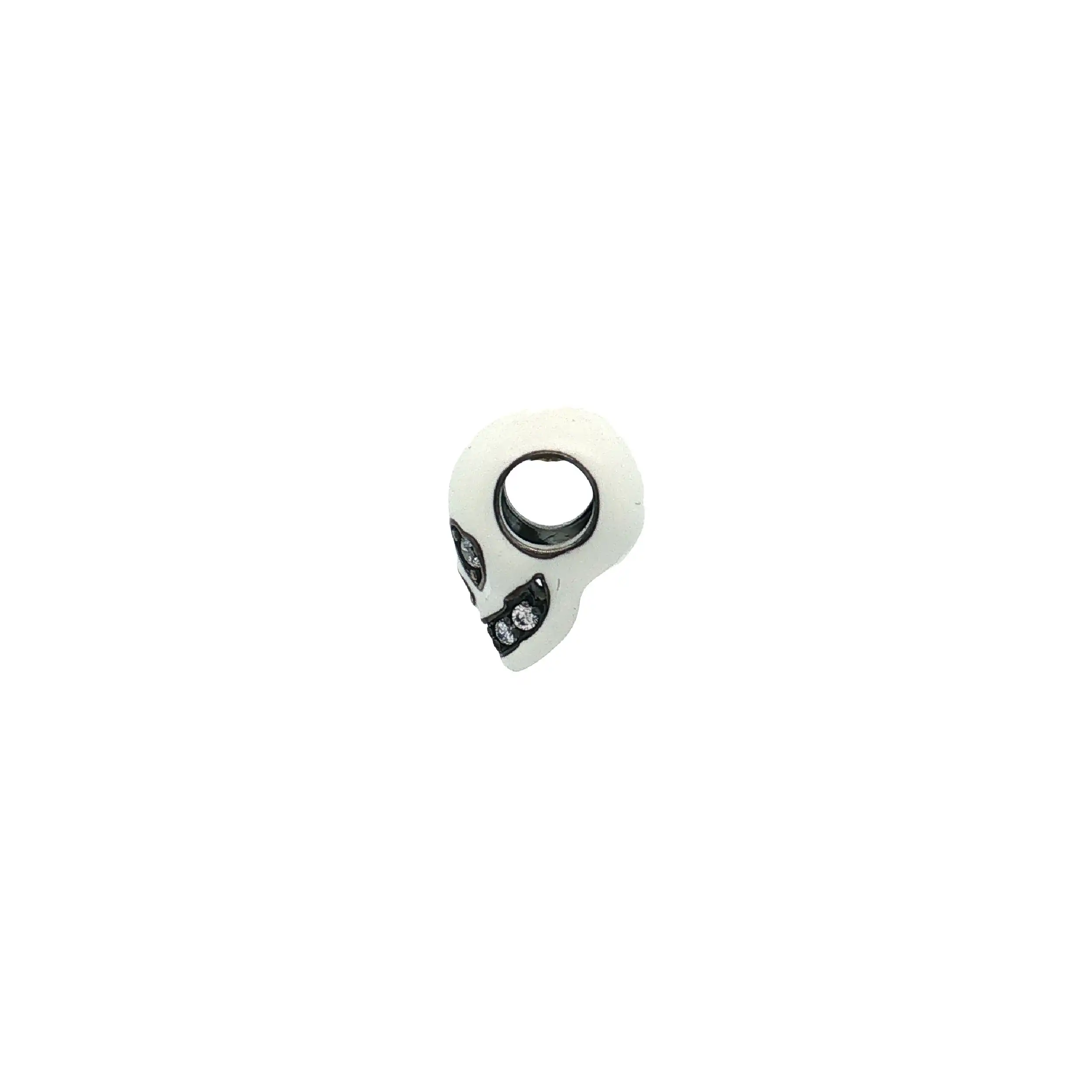 Charm Silber Pandora Totenkopf Glow in the Dark Charm Silber Pandora Totenkopf Glow in the Dark