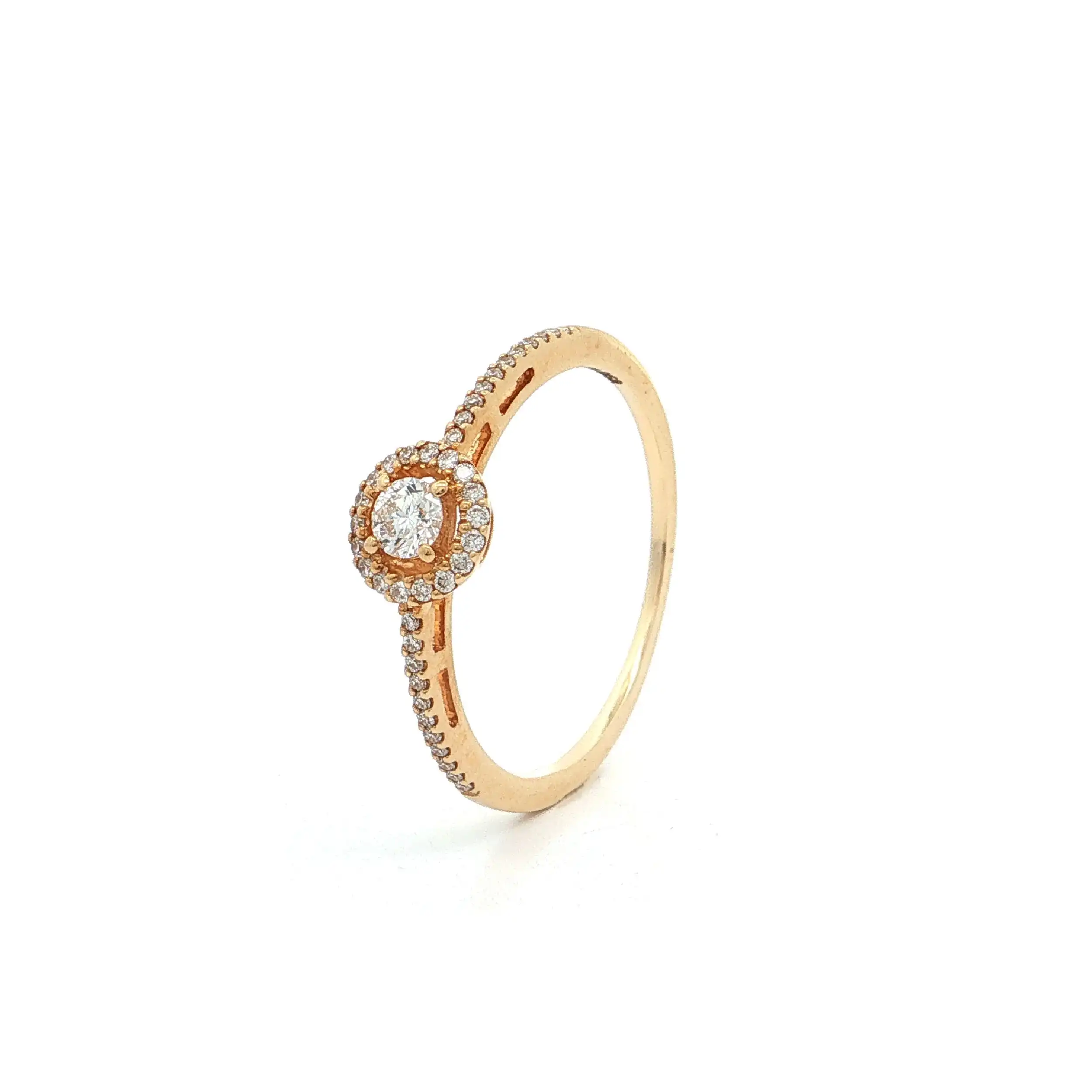Ring Gelbgold mit Brillanten Ring Gelbgold mit Brillanten