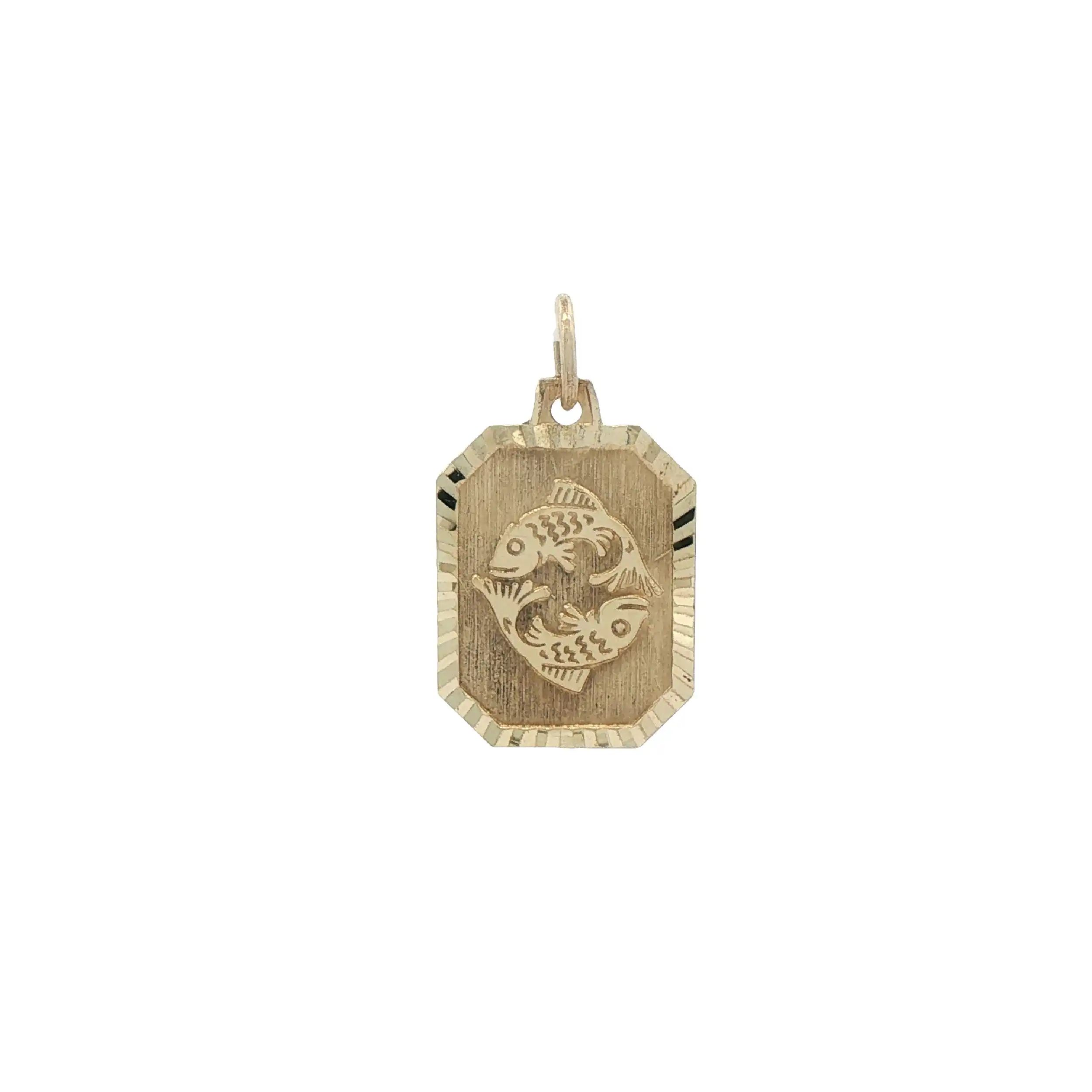 Anhänger Gelbgold Fische