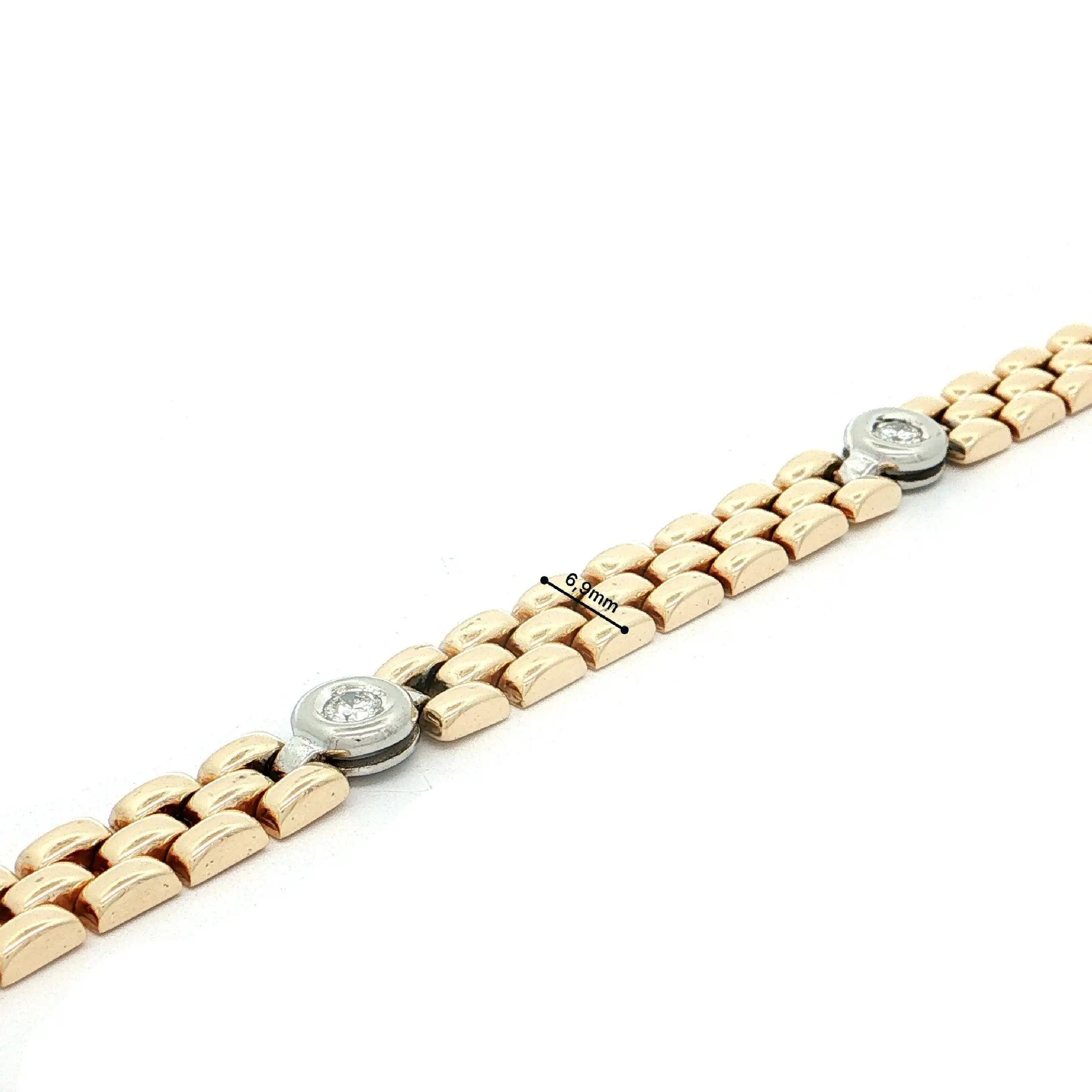 Armband Bicolor mit Brillanten