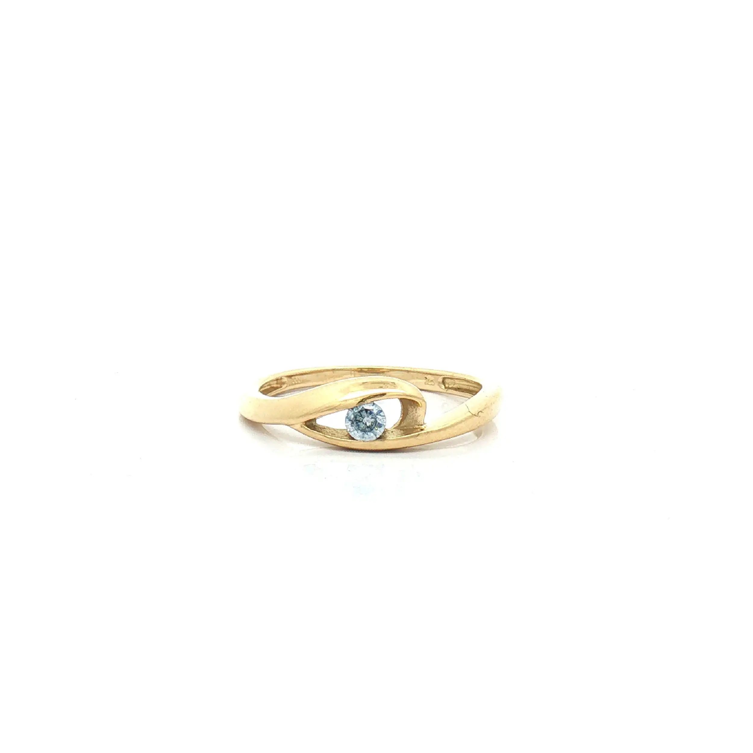 Ring Gelbgold mit Zirkonia Ring Gelbgold mit Zirkonia
