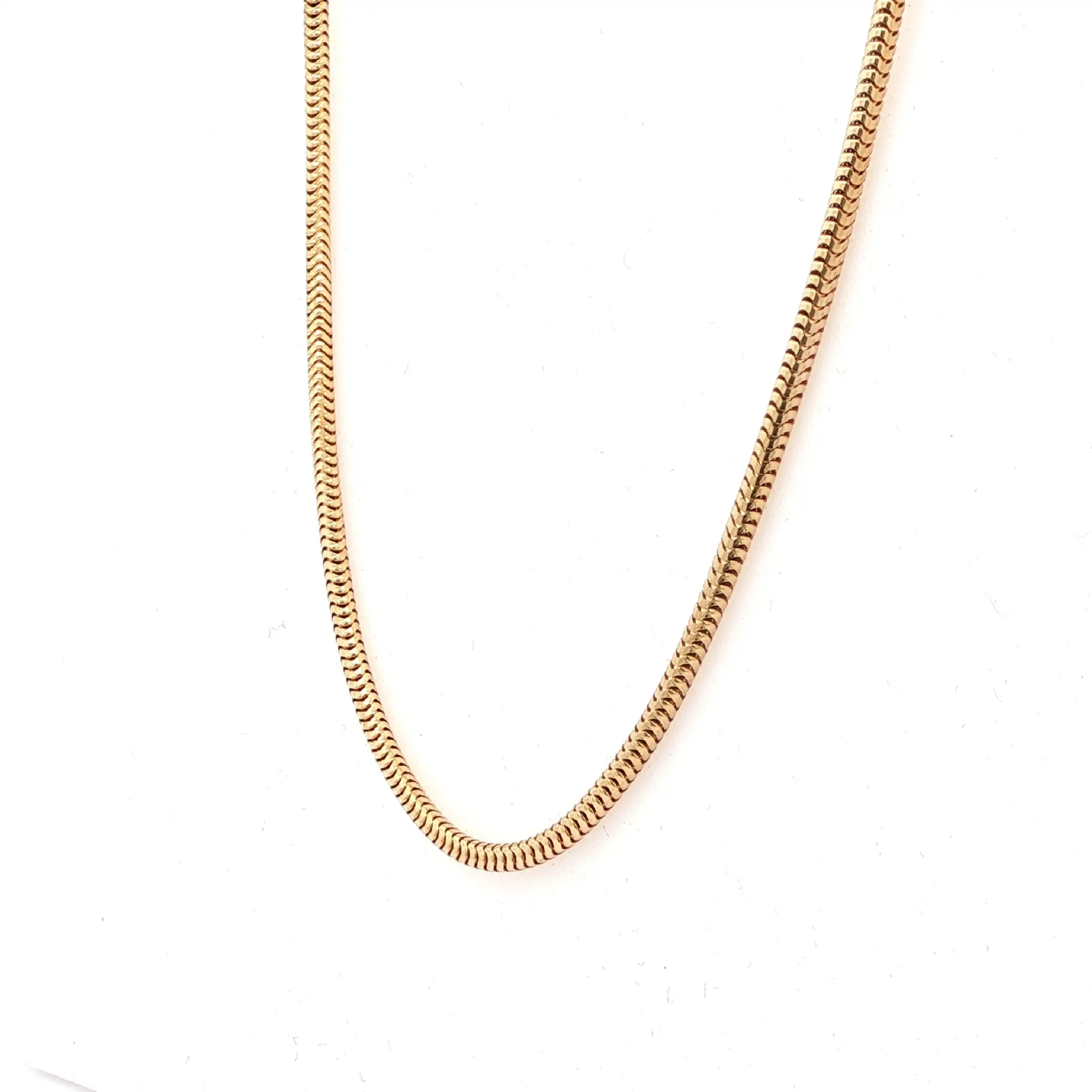 Schlangenkette Gelbgold