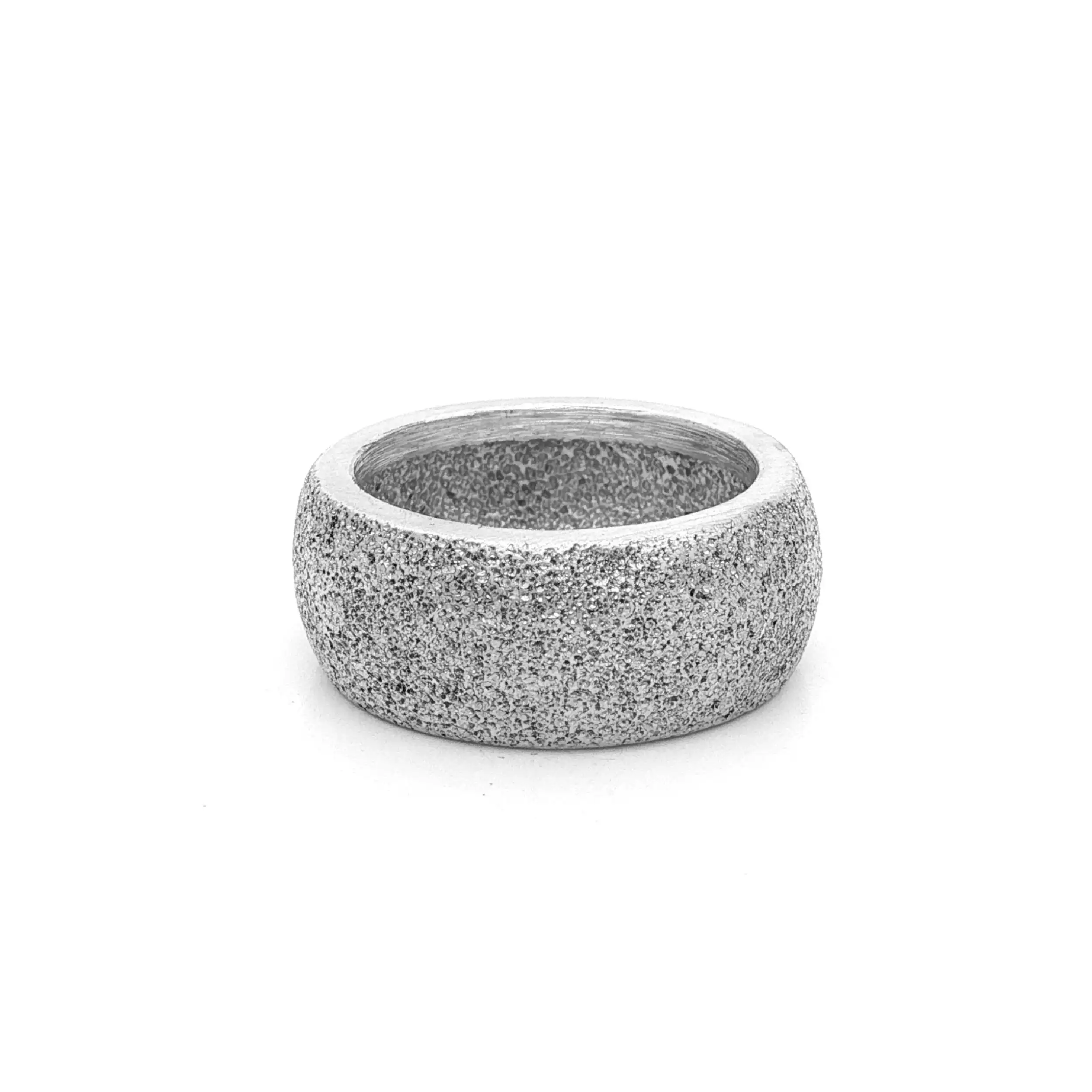 Ring Silber gehämmert