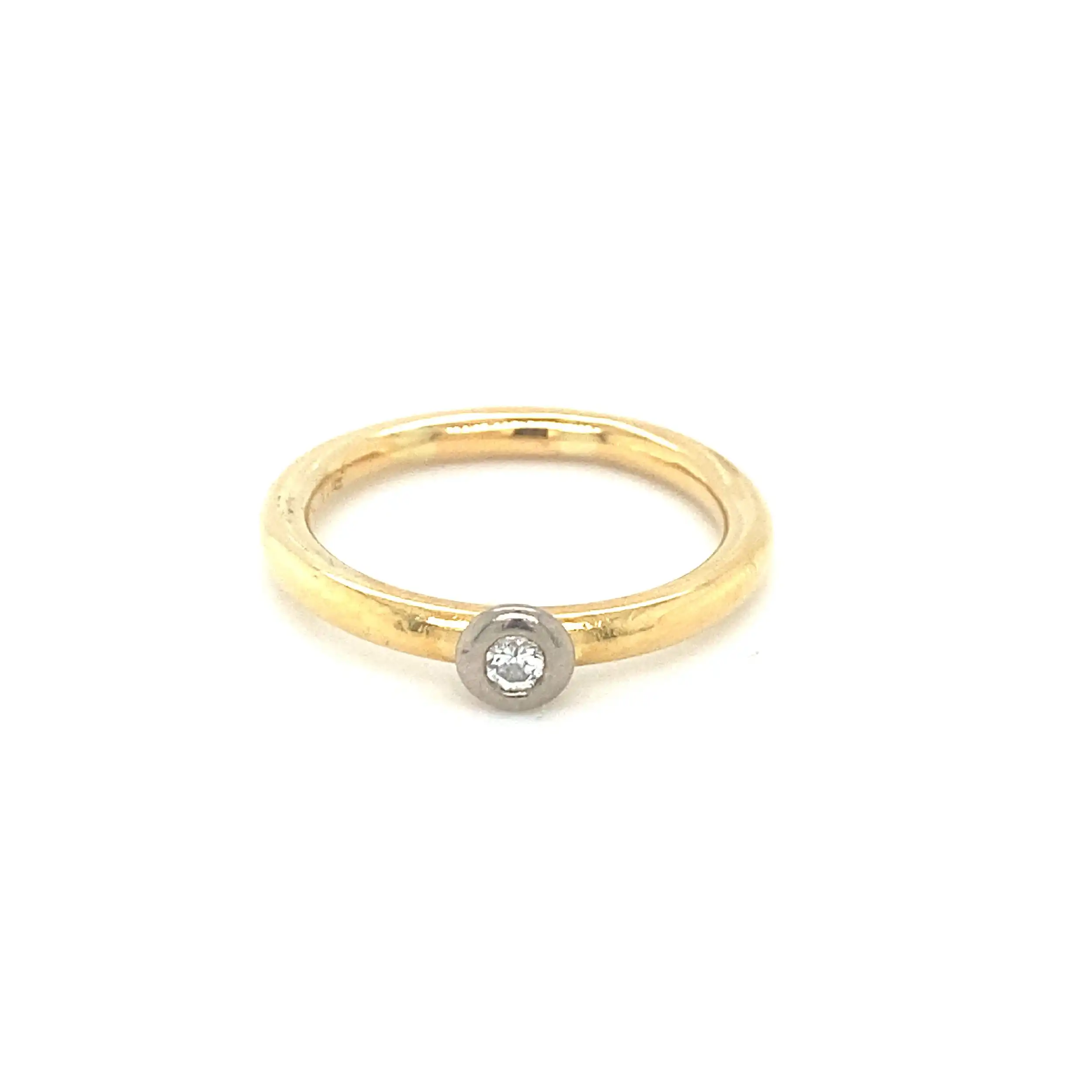 Ring Bicolor mit Brillanten Ring Bicolor mit Brillanten