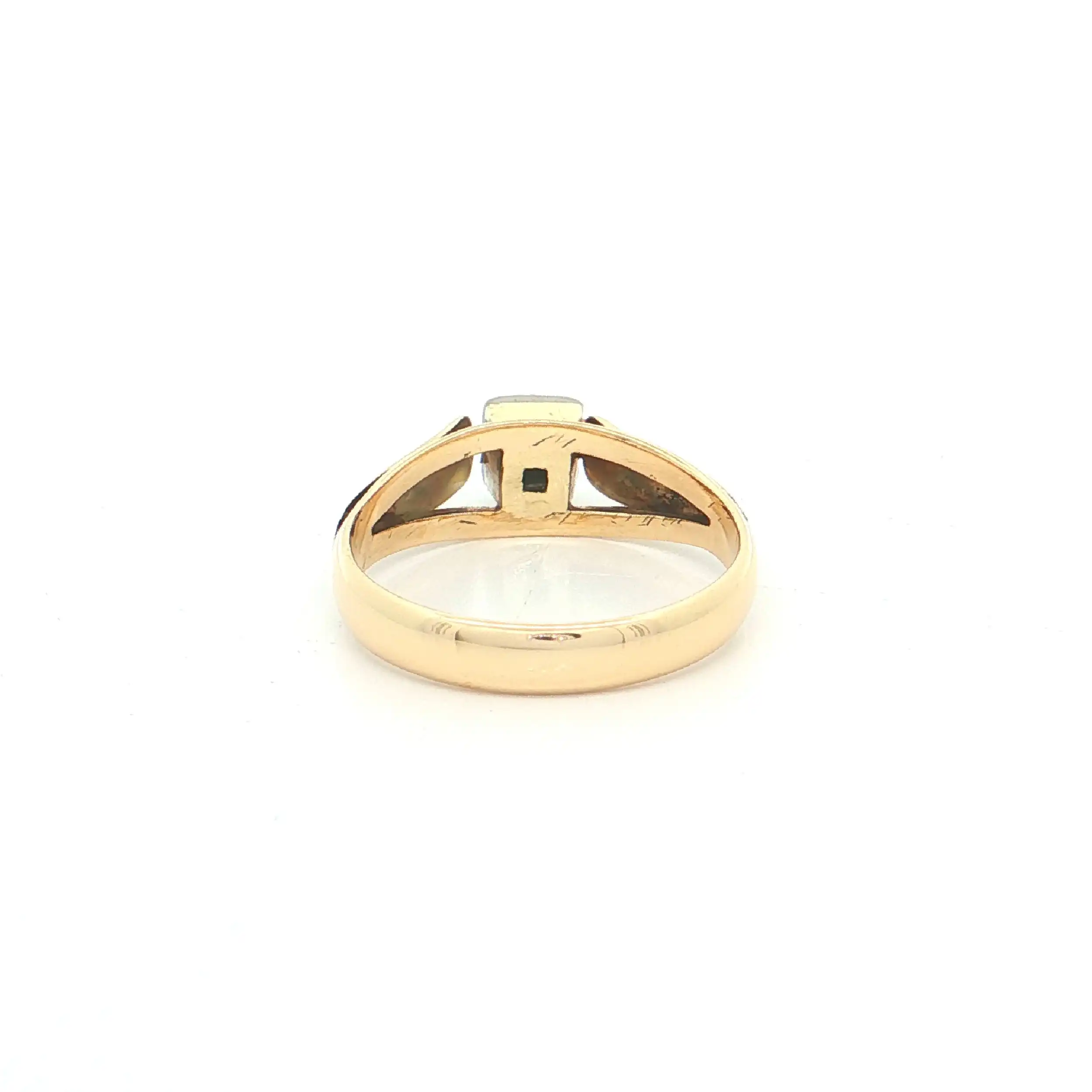 Ring Bicolor mit Brillant Ring Bicolor mit Brillant