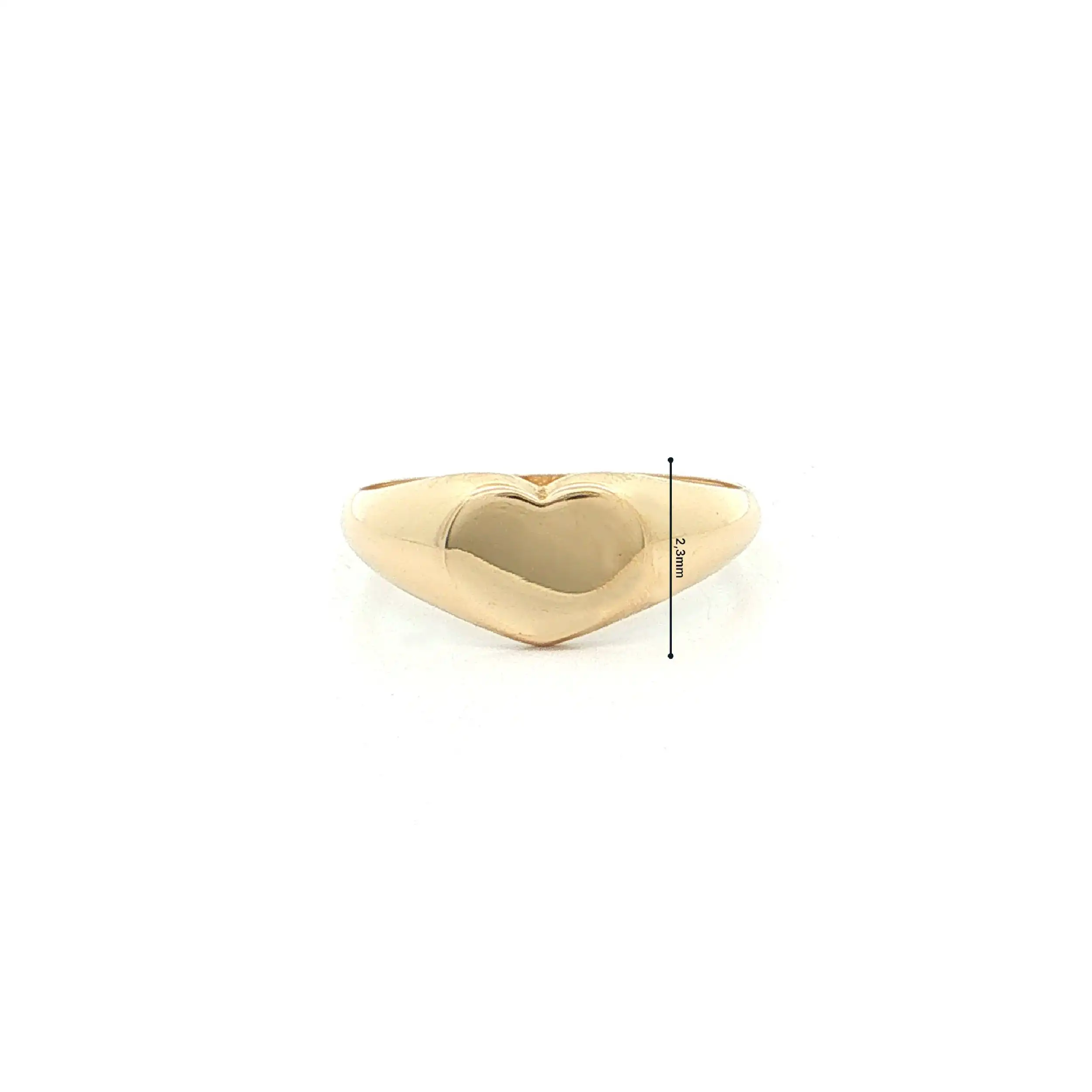 Ring Gelbgold "Herz"
