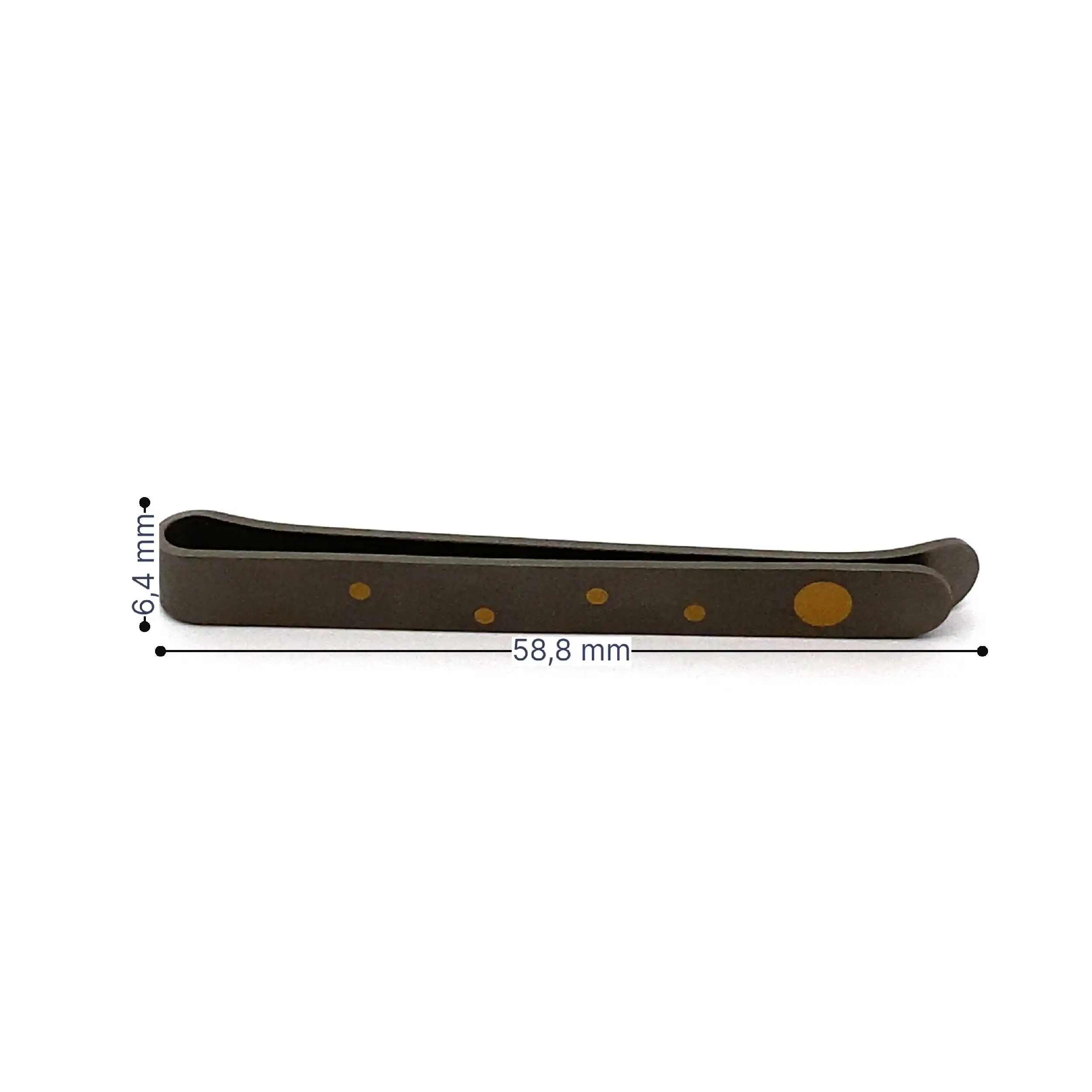 Krawatten Nadel Titan/Gelbgold Krawatten Nadel Titan/Gelbgold