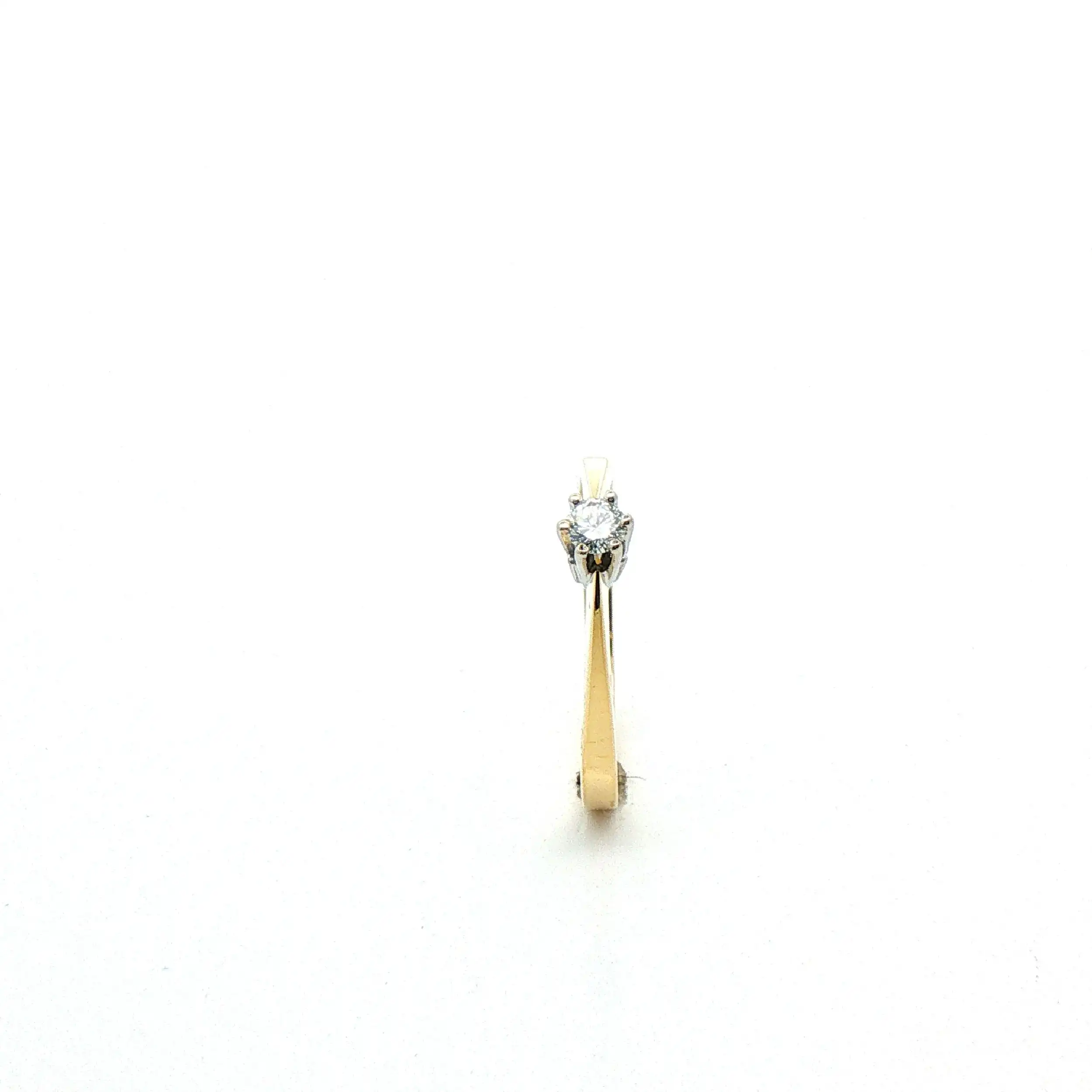 Ring Bicolor mit Brillant Ring Bicolor mit Brillant
