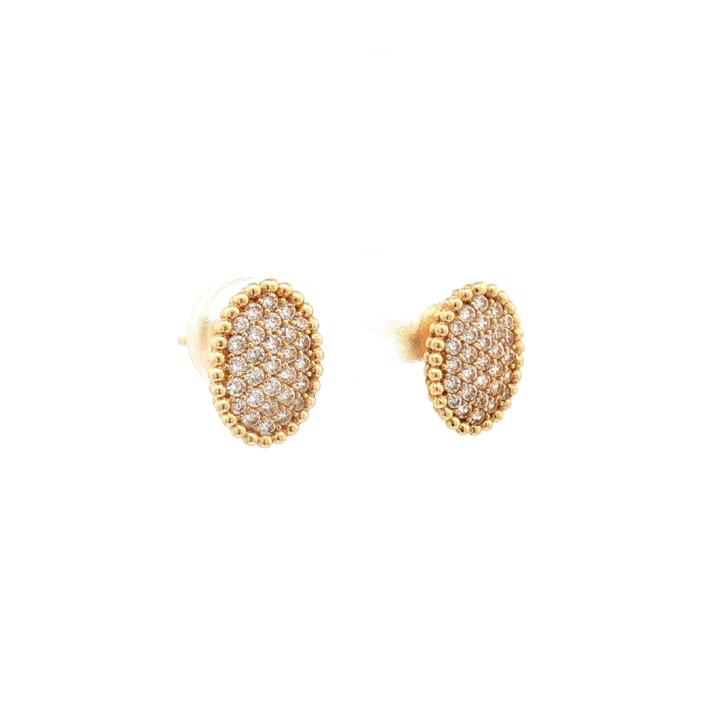 Ohrstecker Gelbgold mit Zirkonia Ohrstecker Gelbgold mit Zirkonia