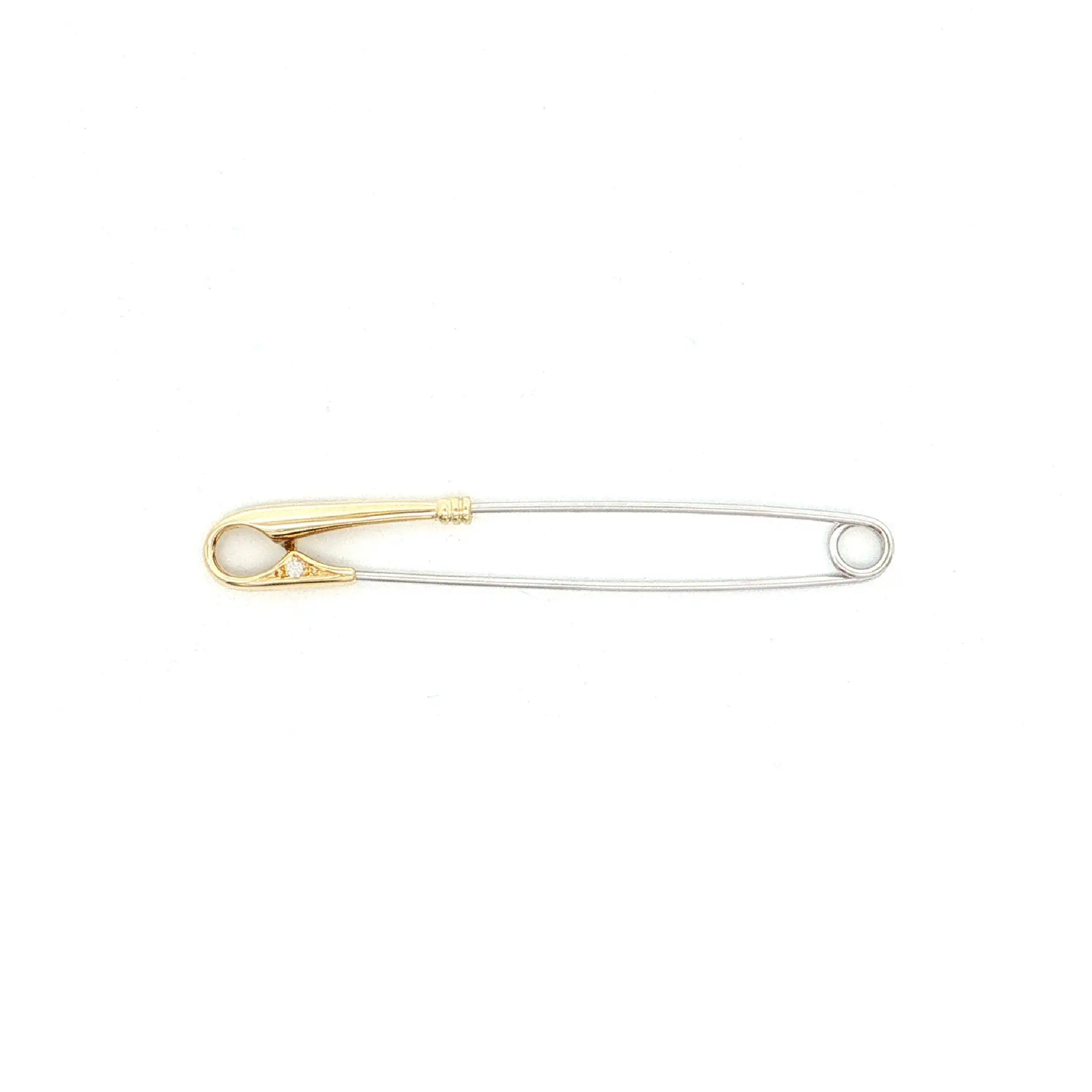 Anstecknadel Bicolor mit Brillant Anstecknadel Bicolor mit Brillant