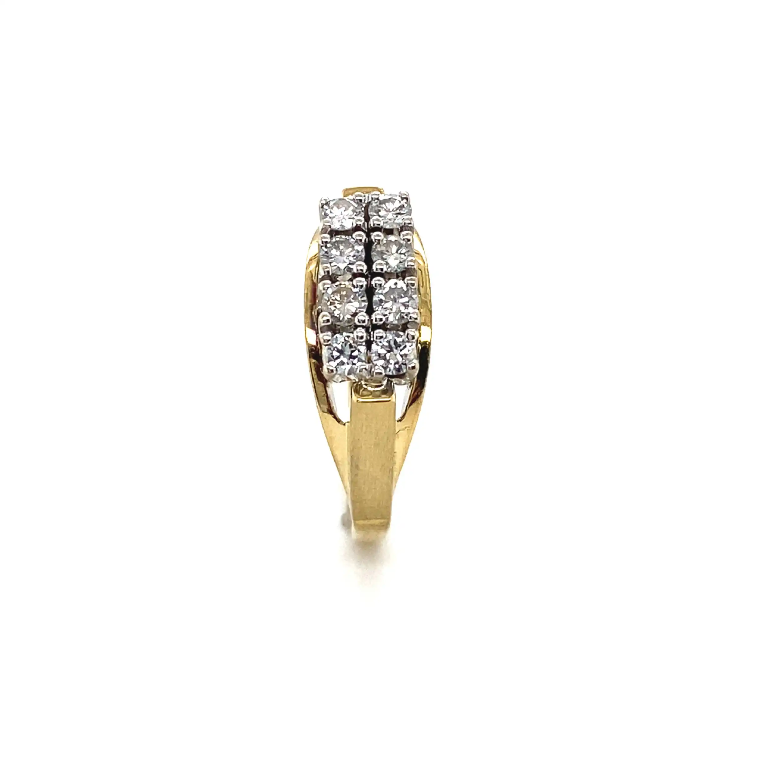 Ring Bicolor mit Brillanten Ring Bicolor mit Brillanten