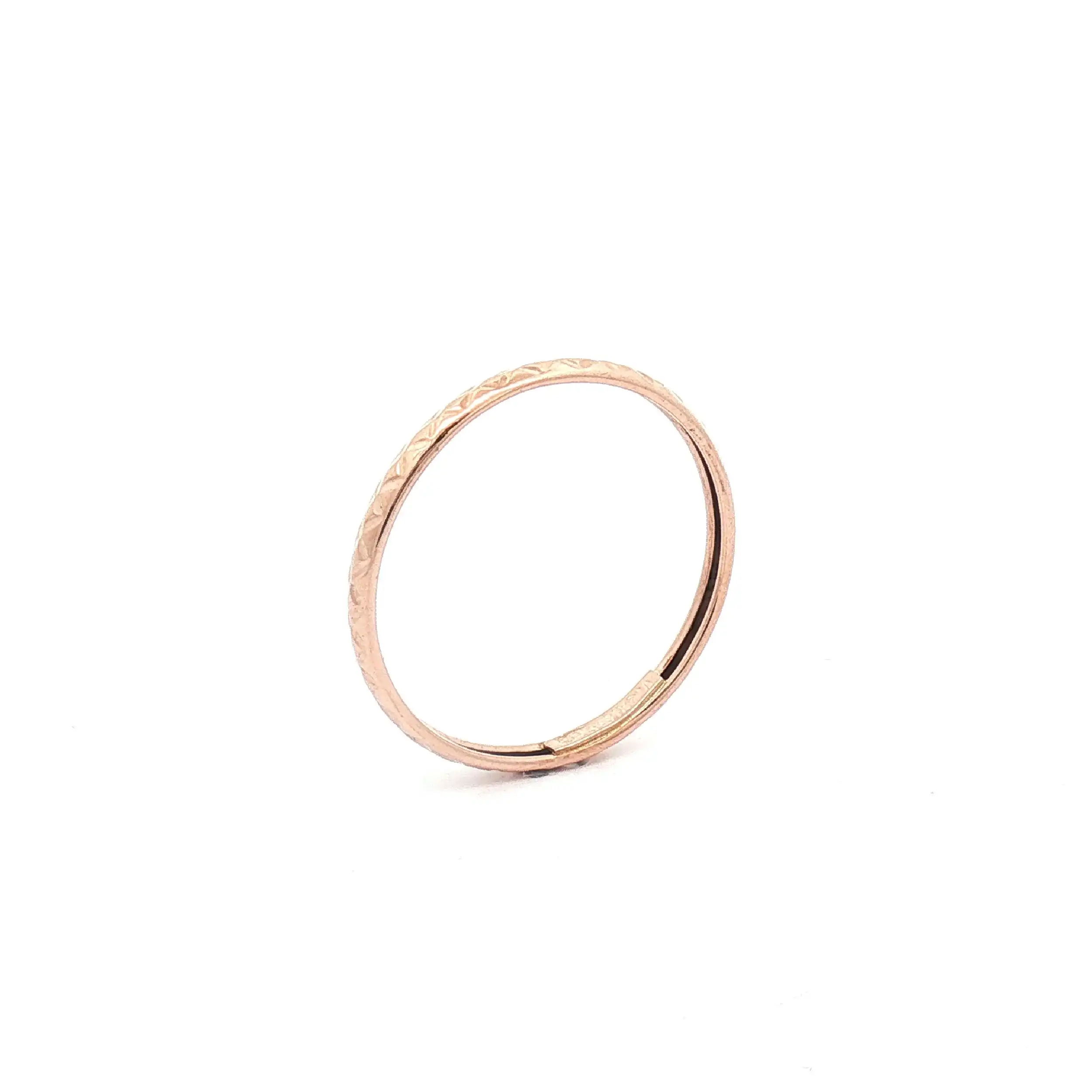 Ring Rotgold mit Rautemuster Ring Rotgold mit Rautemuster