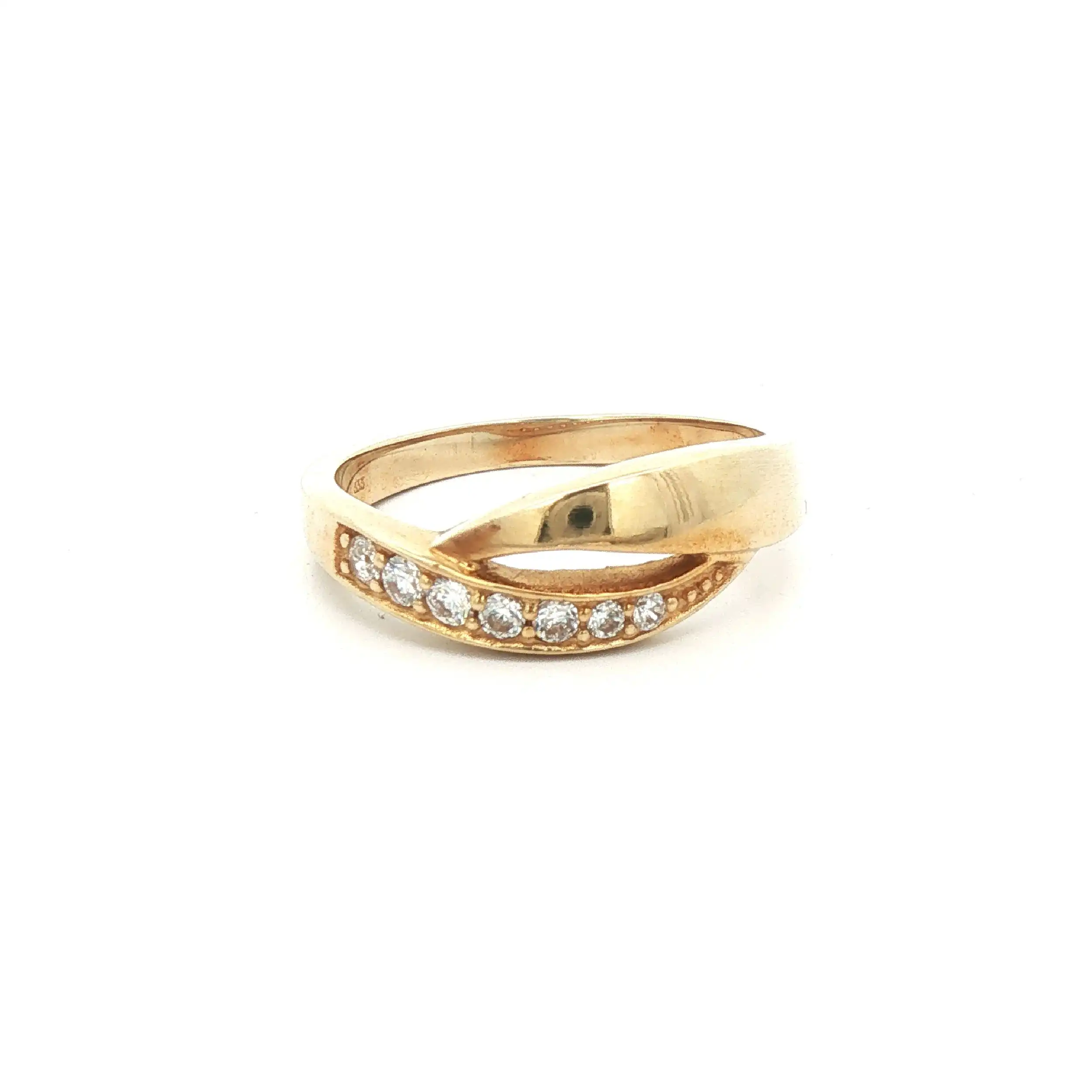 Ring Gelbgold mit Zirkonia
