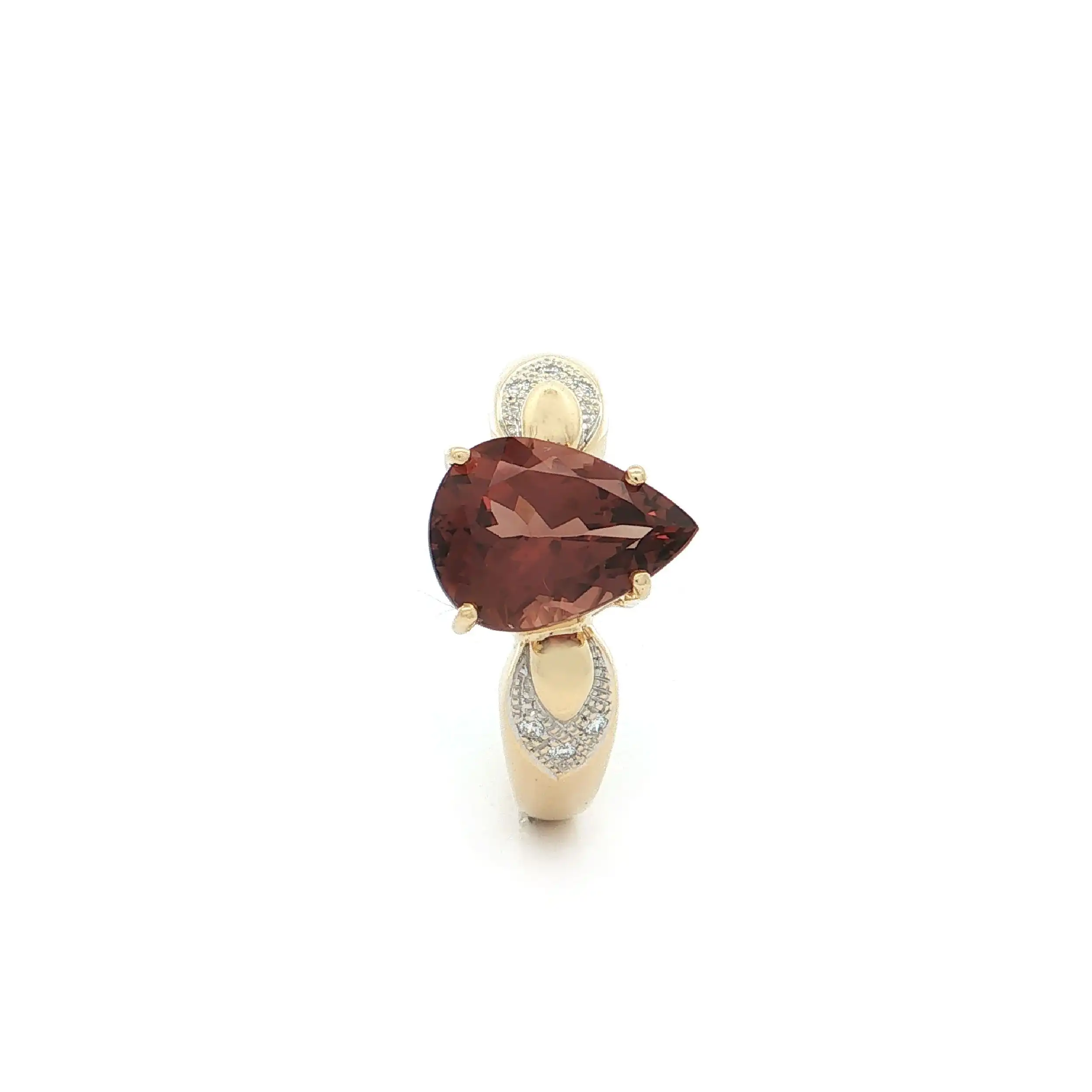 Ring Bicolor mit Farbwechselgranat und Brillanten