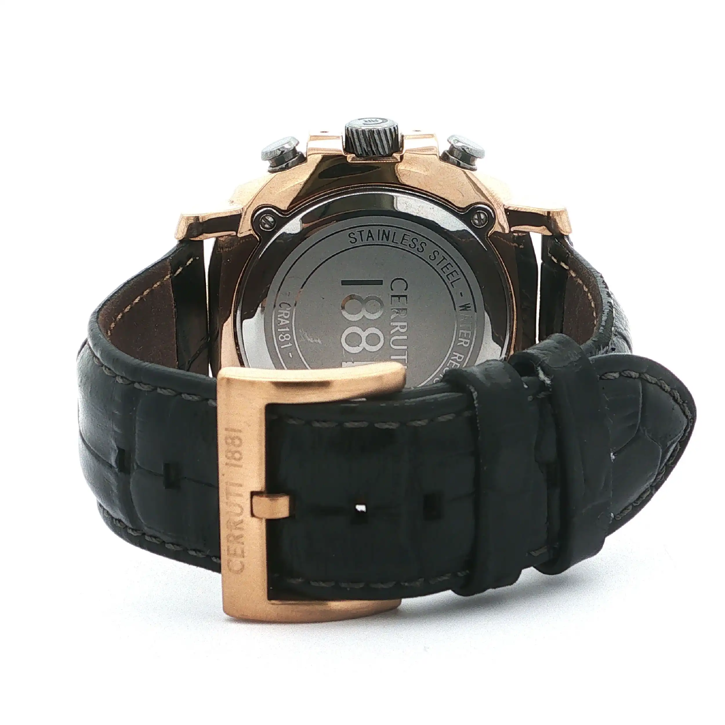 Herrenuhr Cerruti Position mit Lederband