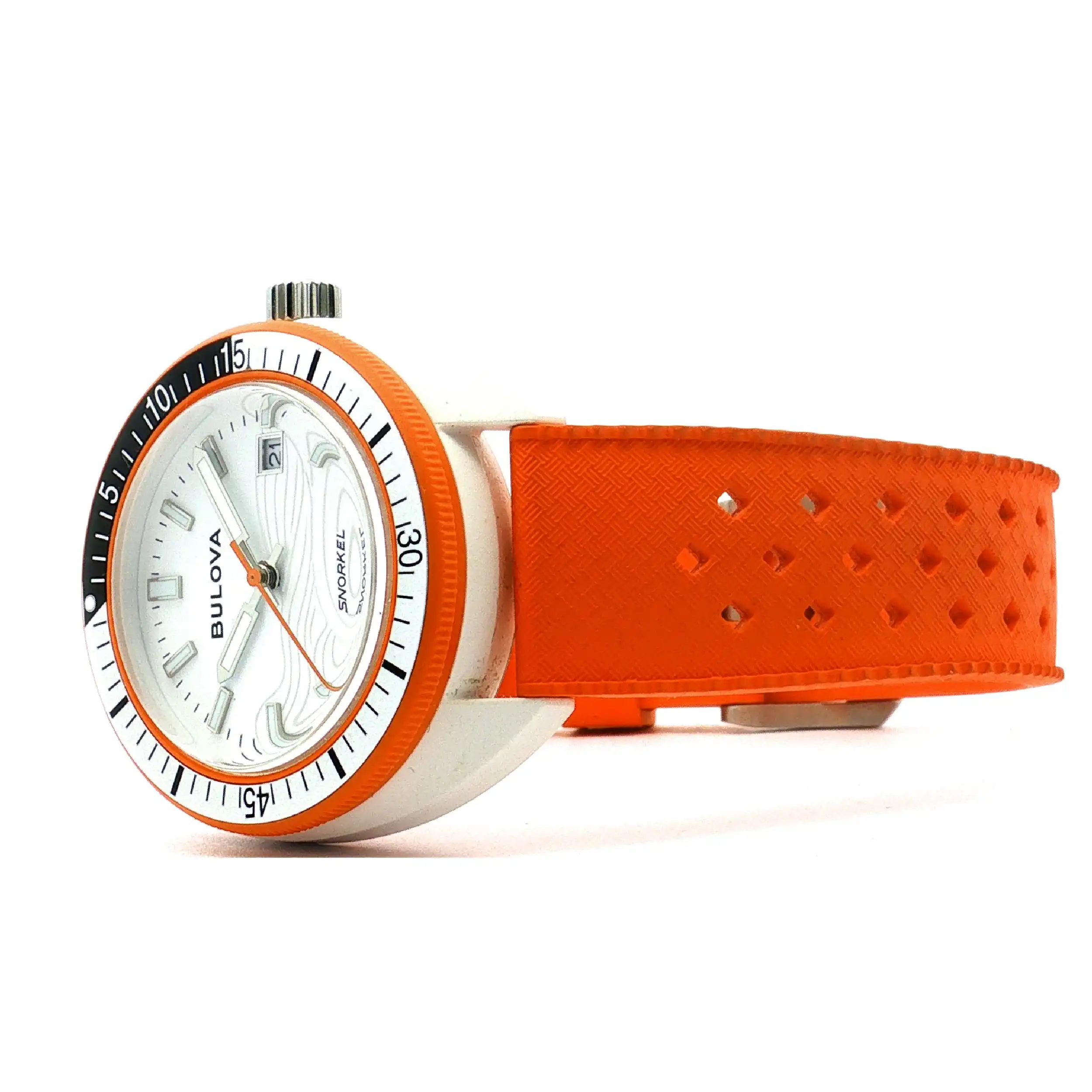 Herrenuhr Bulova Snorkel Clownfish 98b448 mit originaler Box