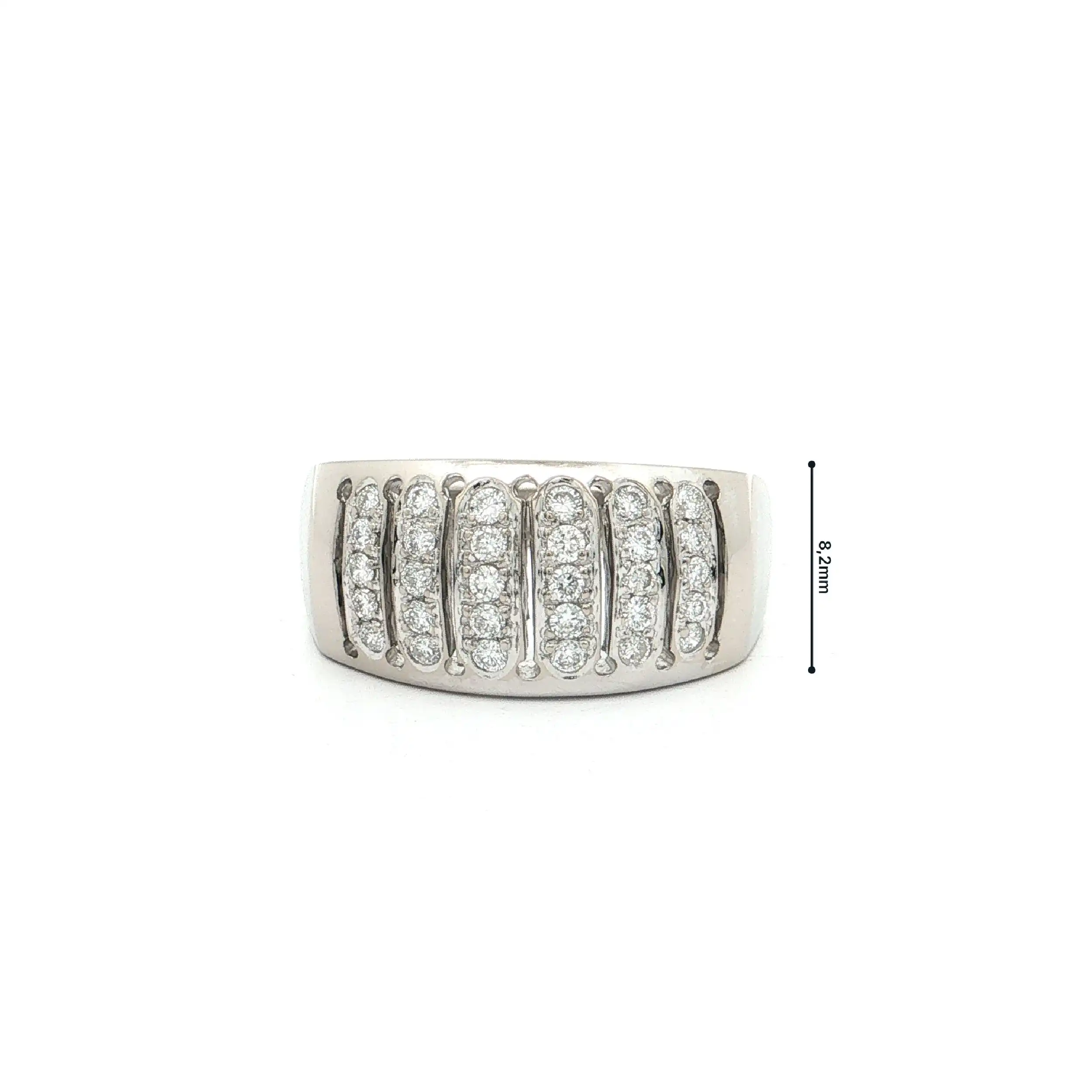 Ring Weißgold mit Brillanten