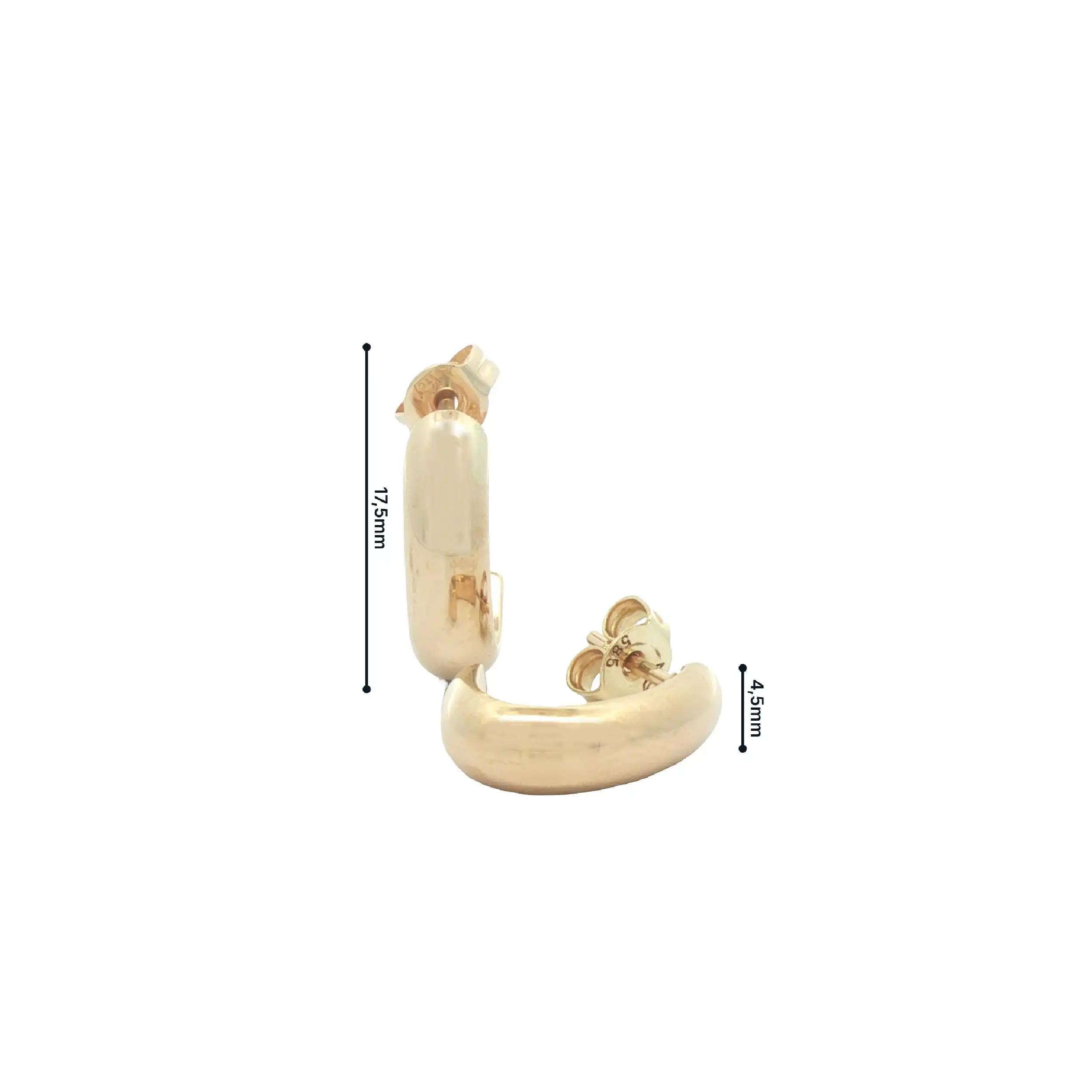 Ohrstecker Gelbgold