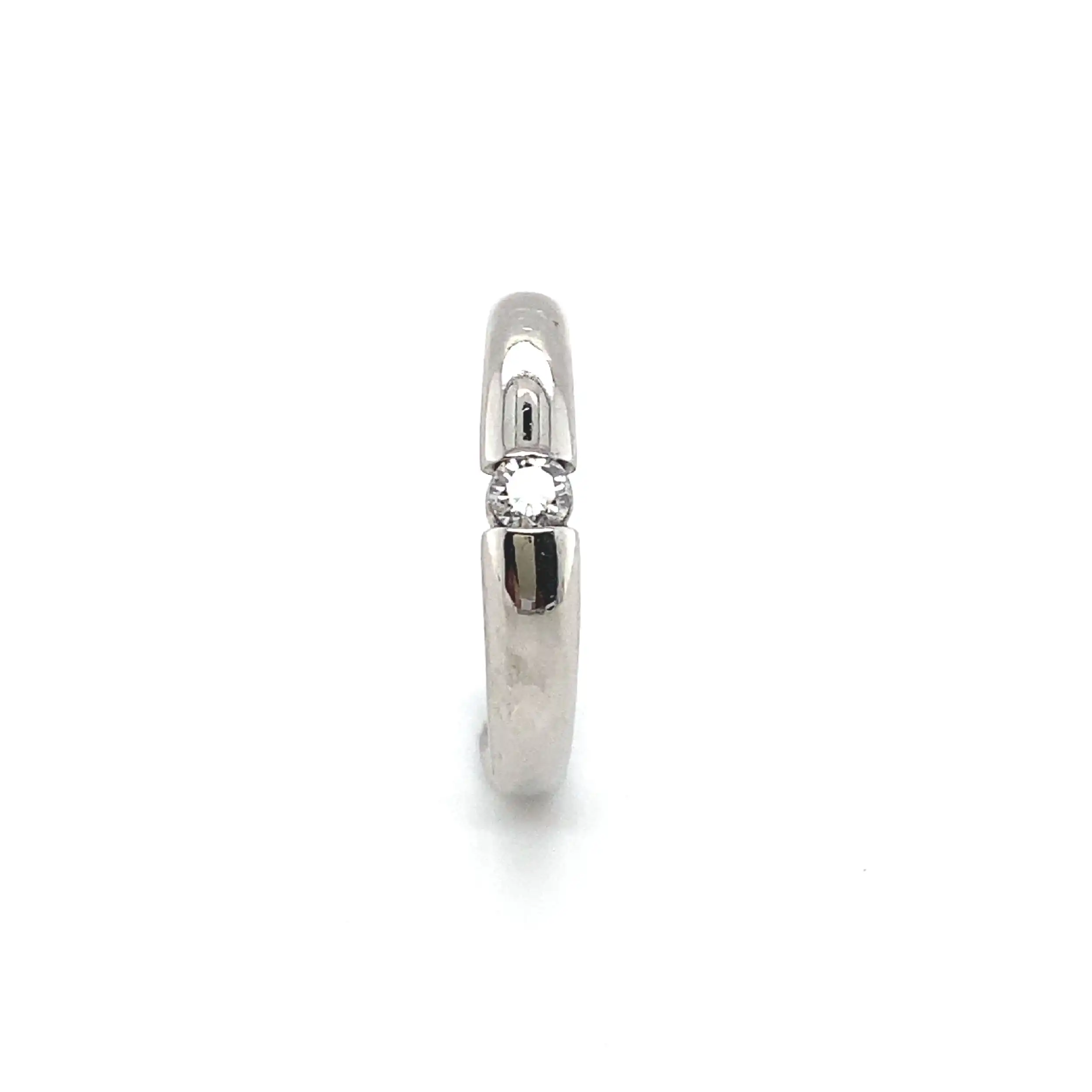 Ring Weißgold Christ mit Brillant Ring Weißgold Christ mit Brillant