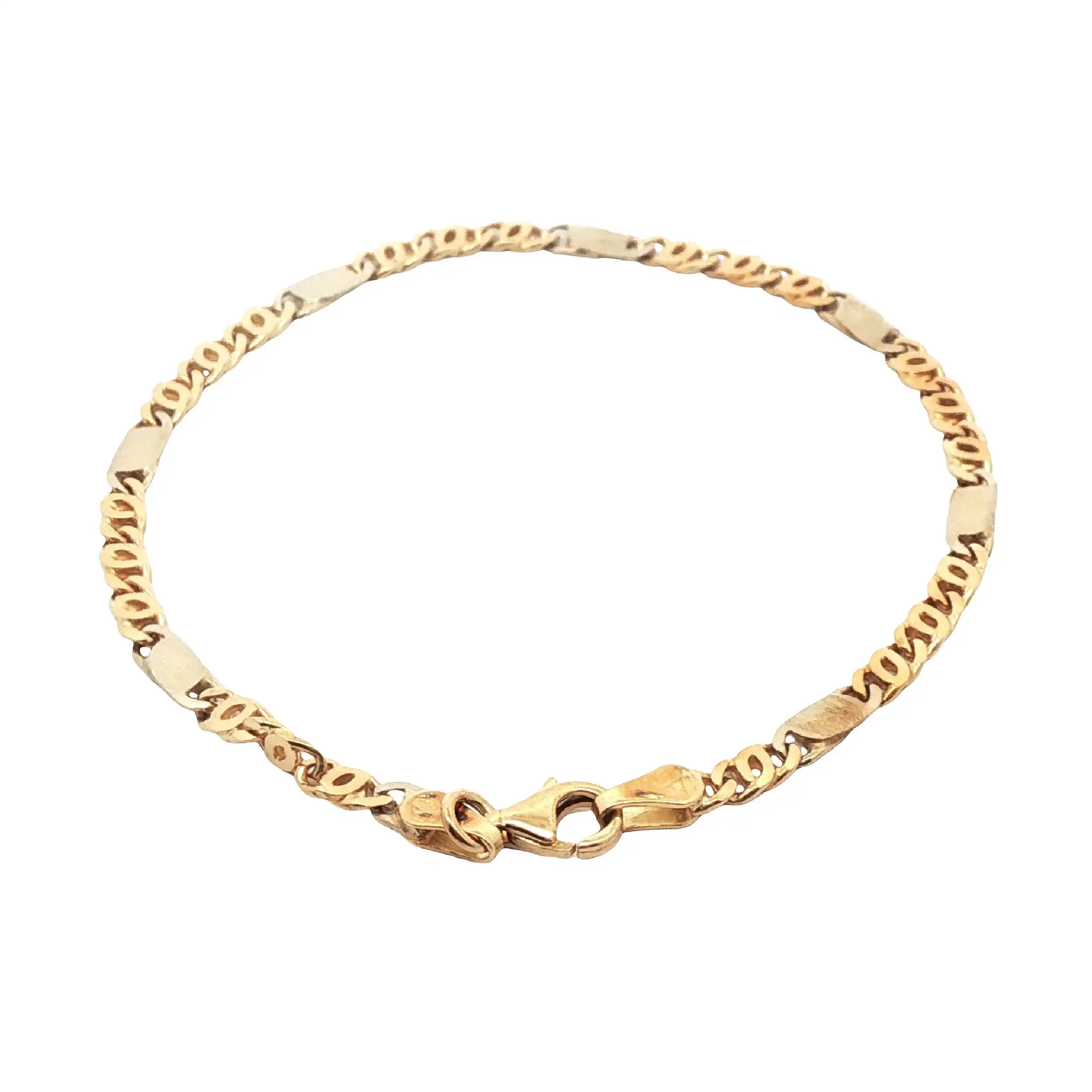 Gliederarmband Gelbgold