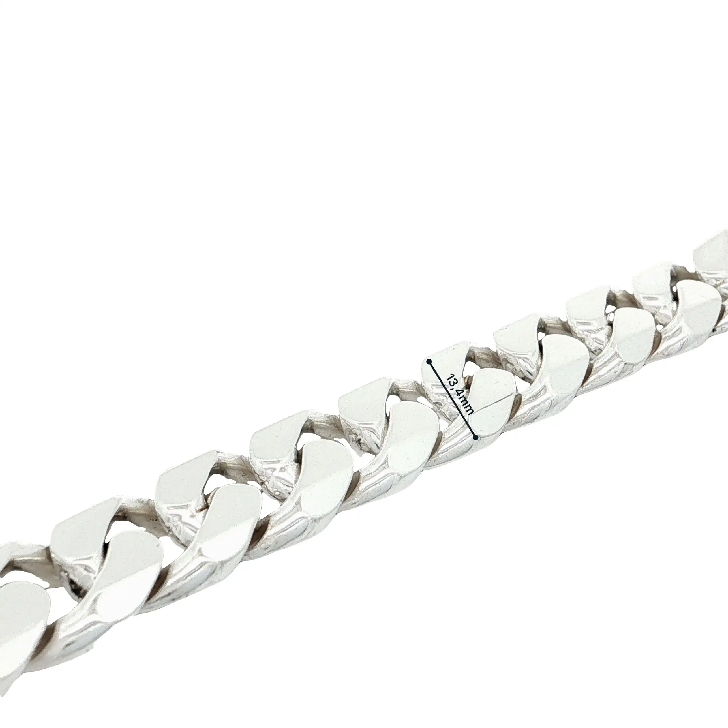 Panzerarmband Silber