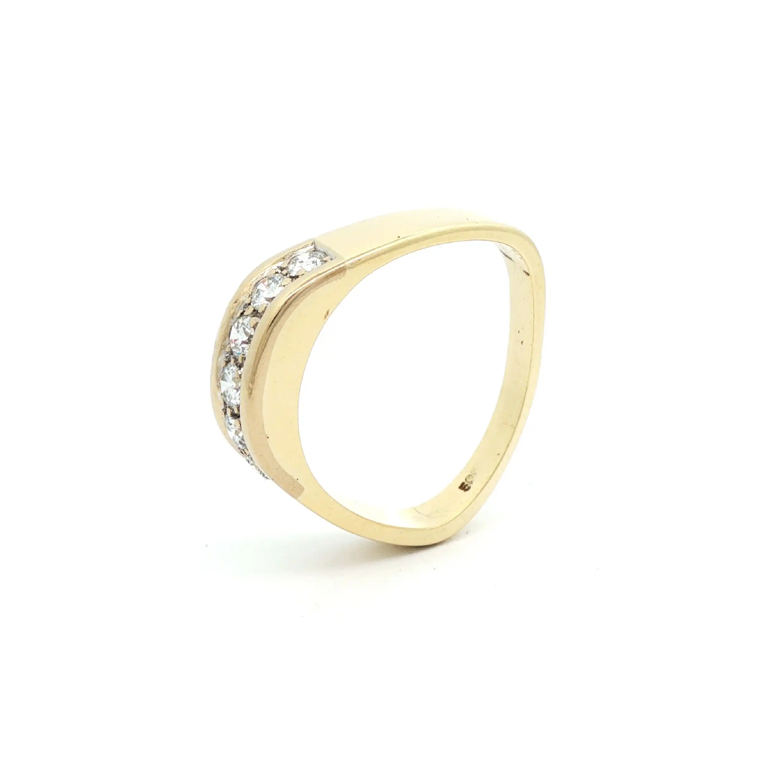 Ring Gelbgold mit Brillanten